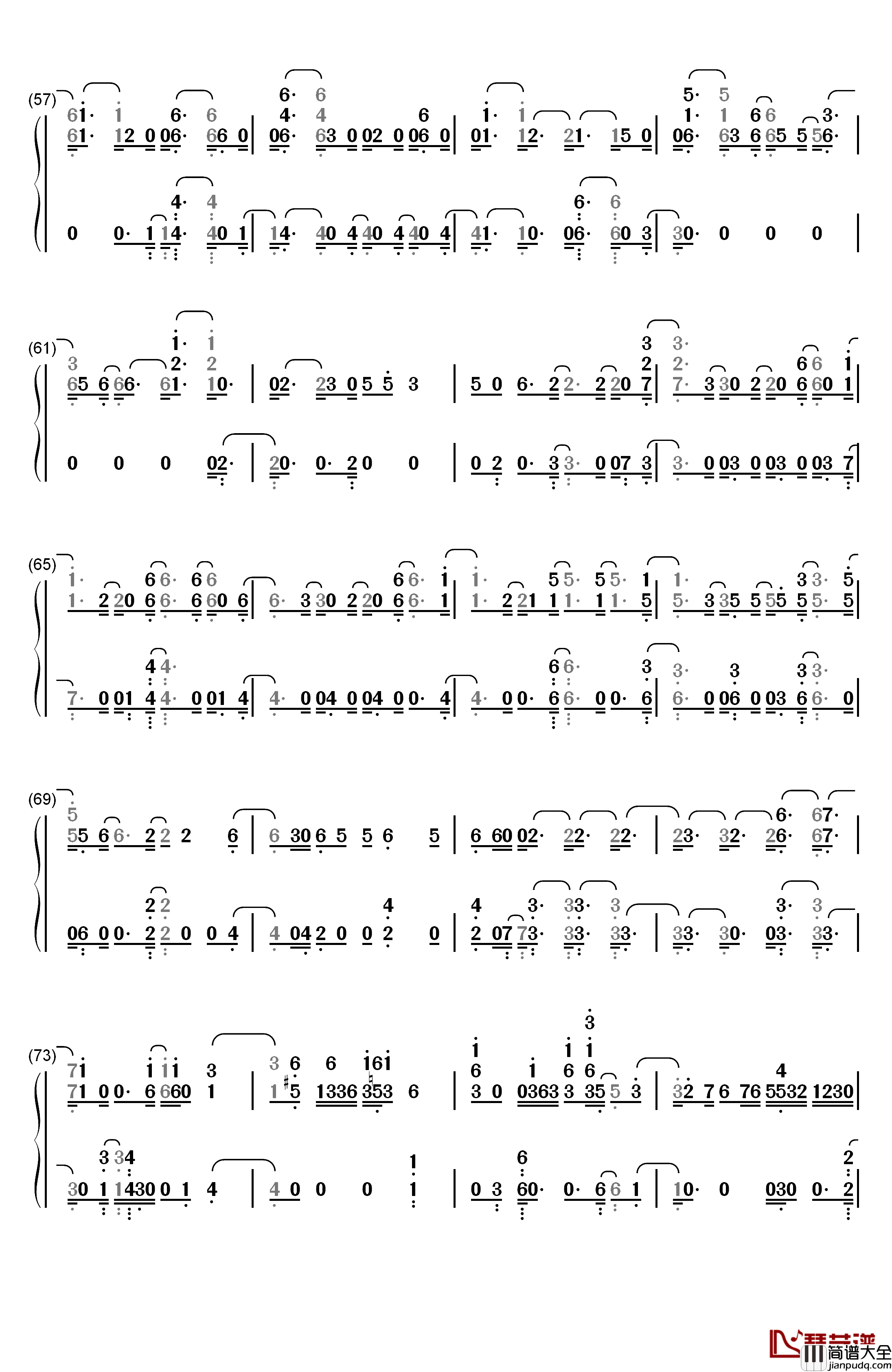 Stay_With_You钢琴简谱_数字双手_Cheat_Codes