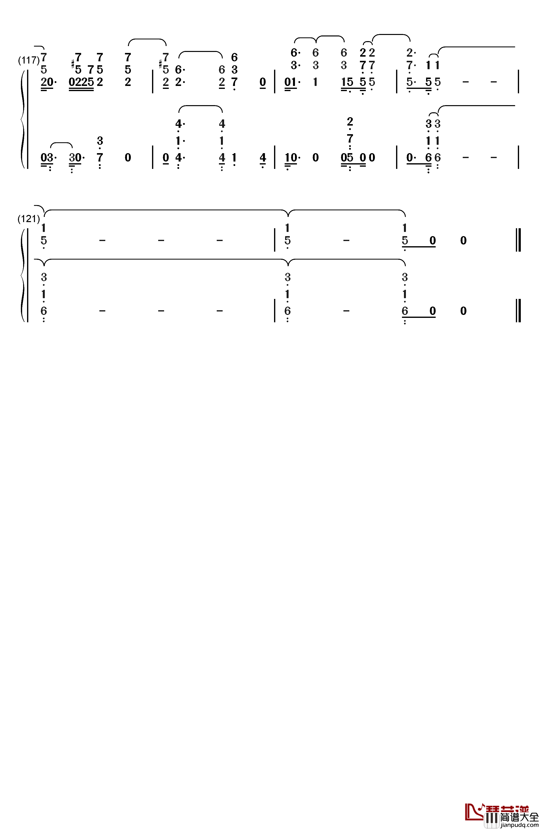 Stay_With_You钢琴简谱_数字双手_Cheat_Codes