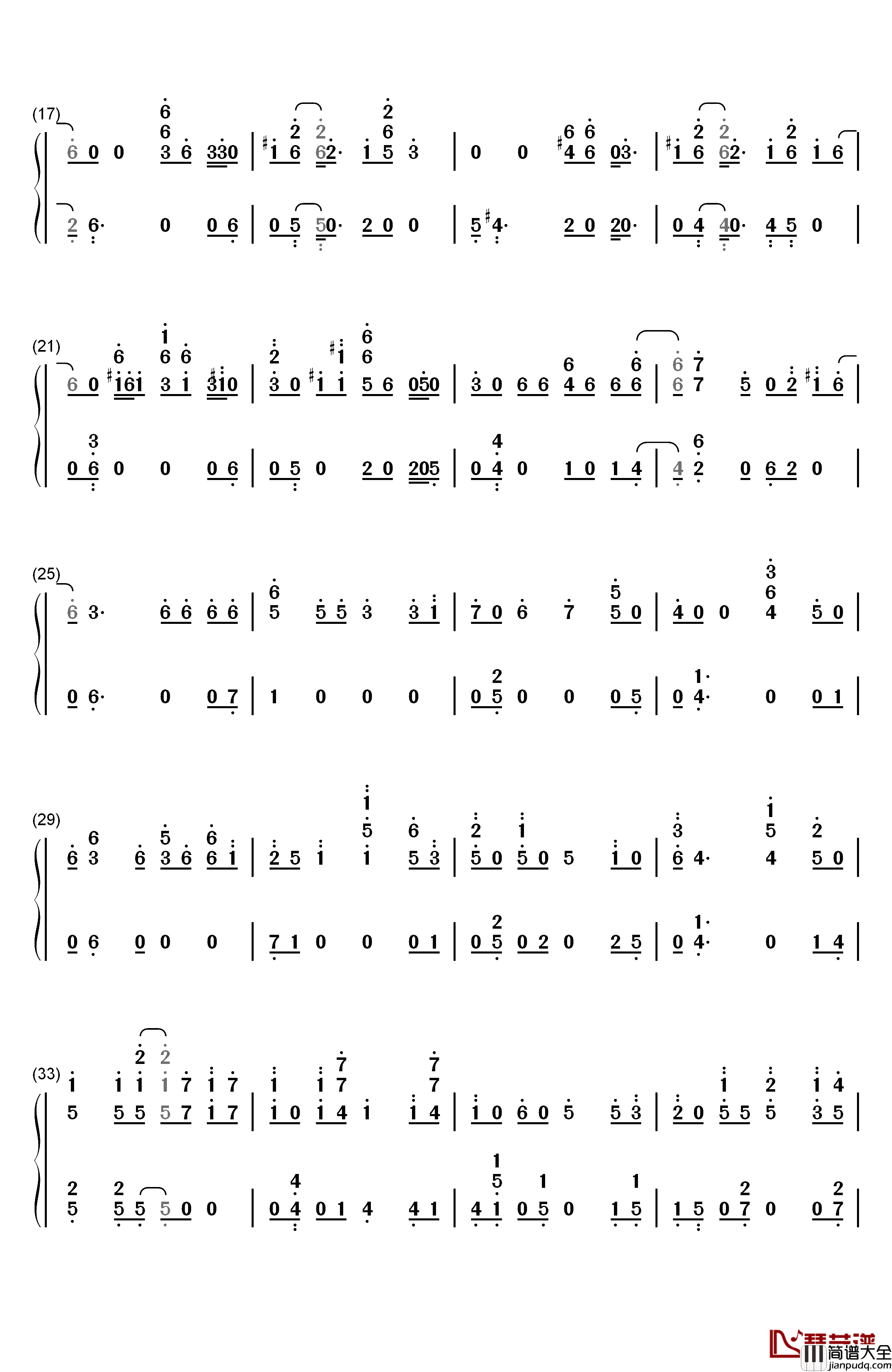 As_If_It's_Your_Last钢琴简谱_数字双手_Black_Pink