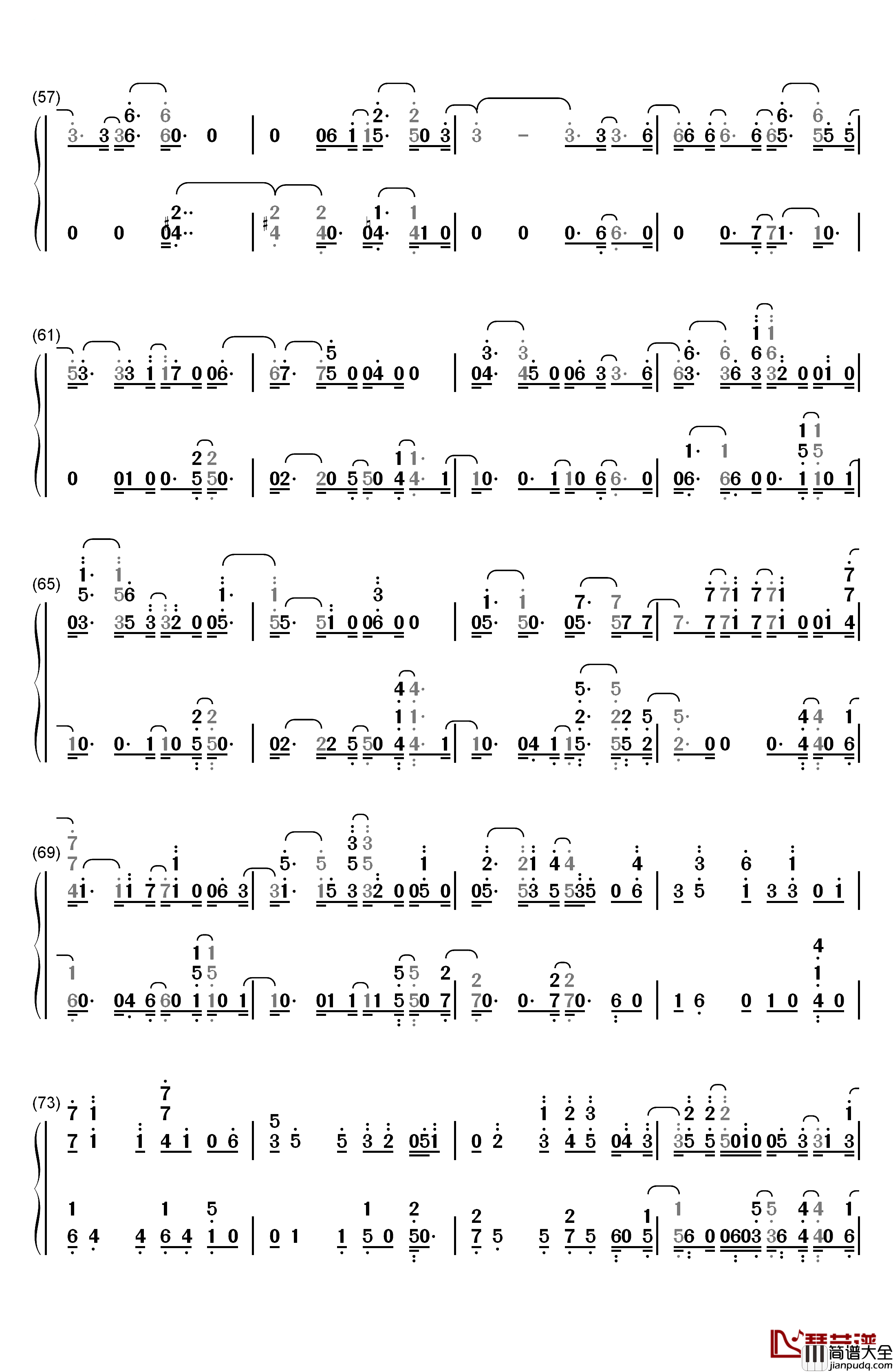 As_If_It's_Your_Last钢琴简谱_数字双手_Black_Pink