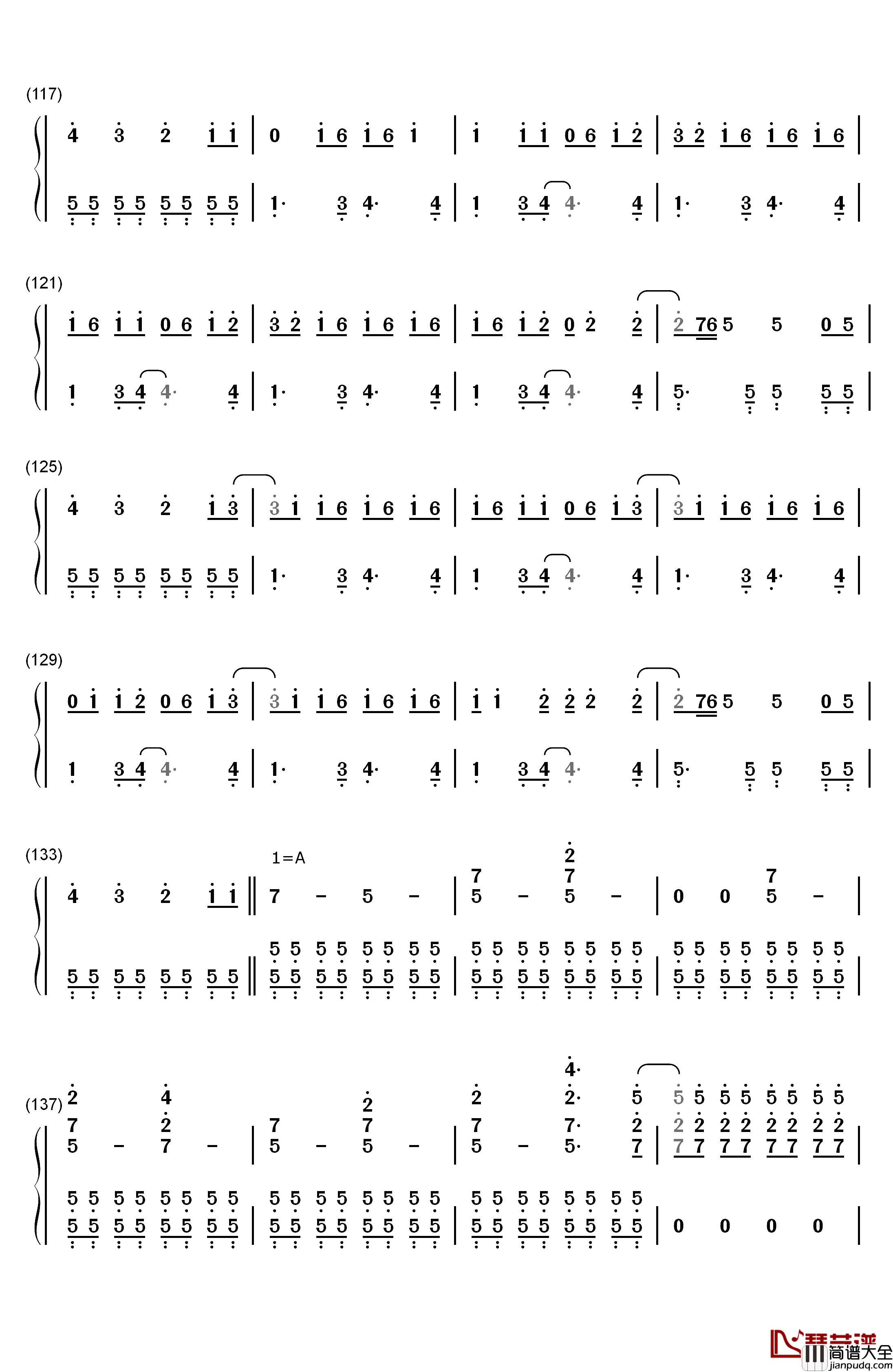 You_Can't_Stop_The_Beat钢琴简谱_数字双手_Marc_Shaiman