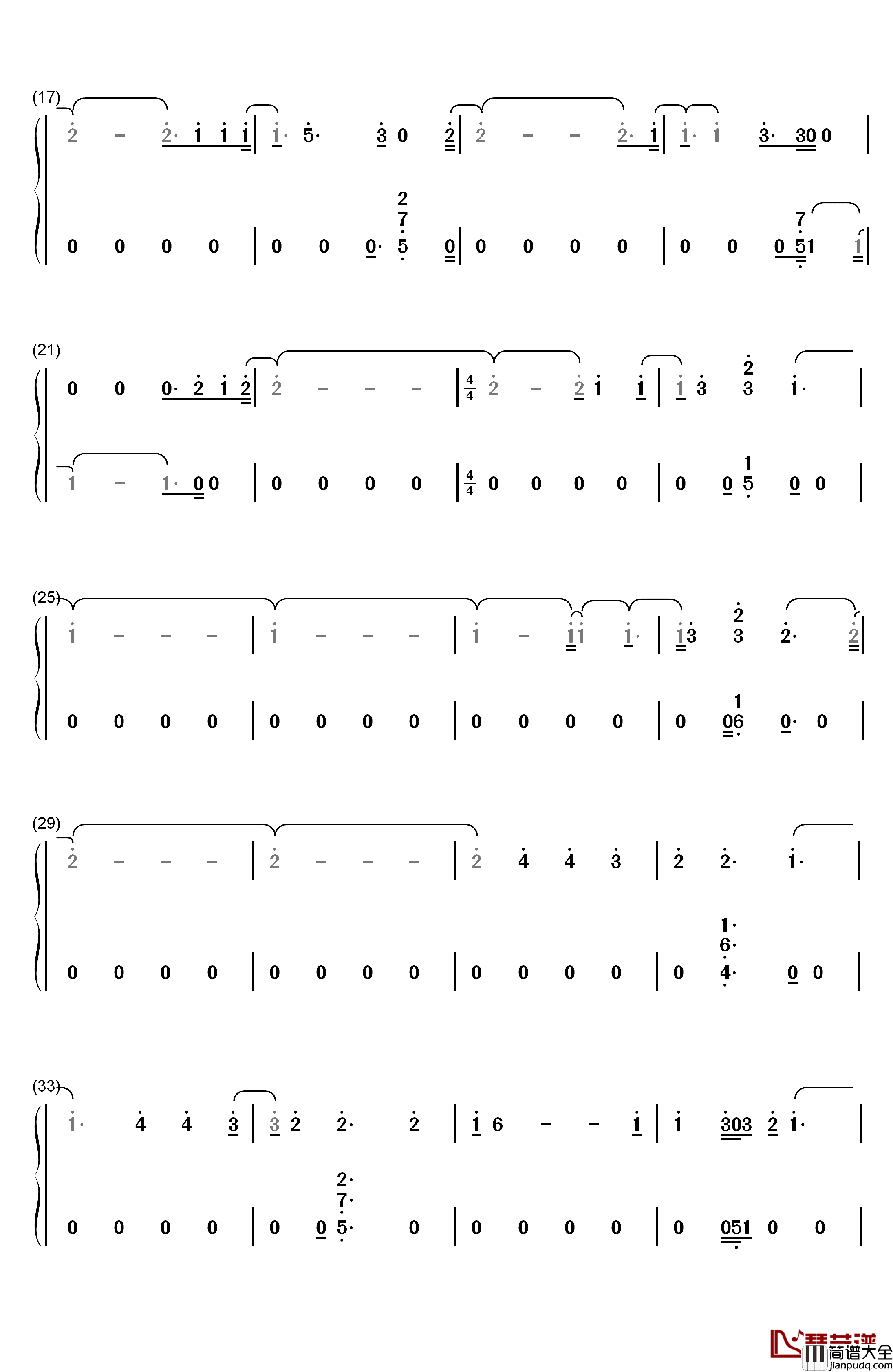 Selfish钢琴简谱_数字双手_Future_ft_Rihanna