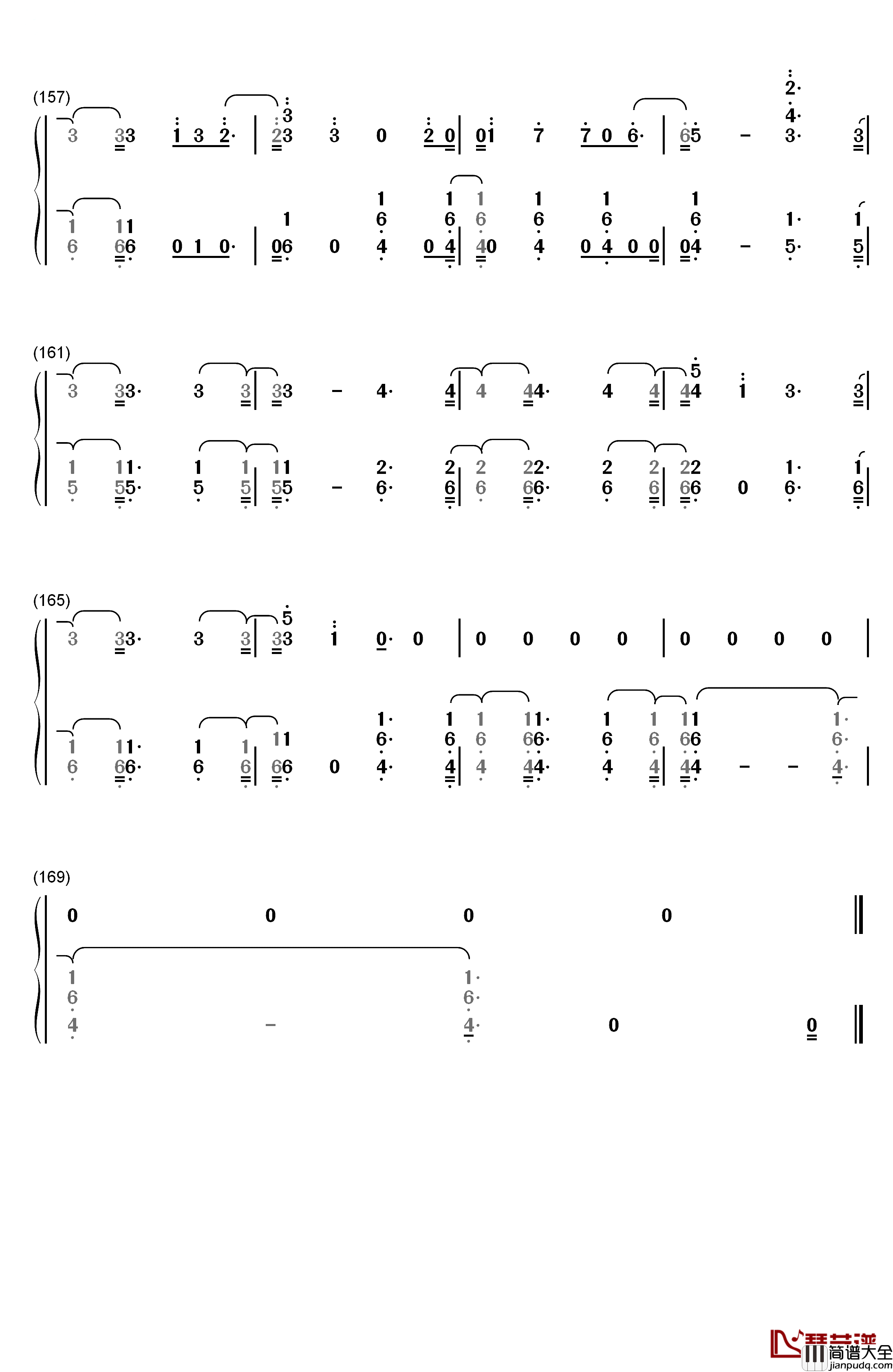 Selfish钢琴简谱_数字双手_Future_ft_Rihanna
