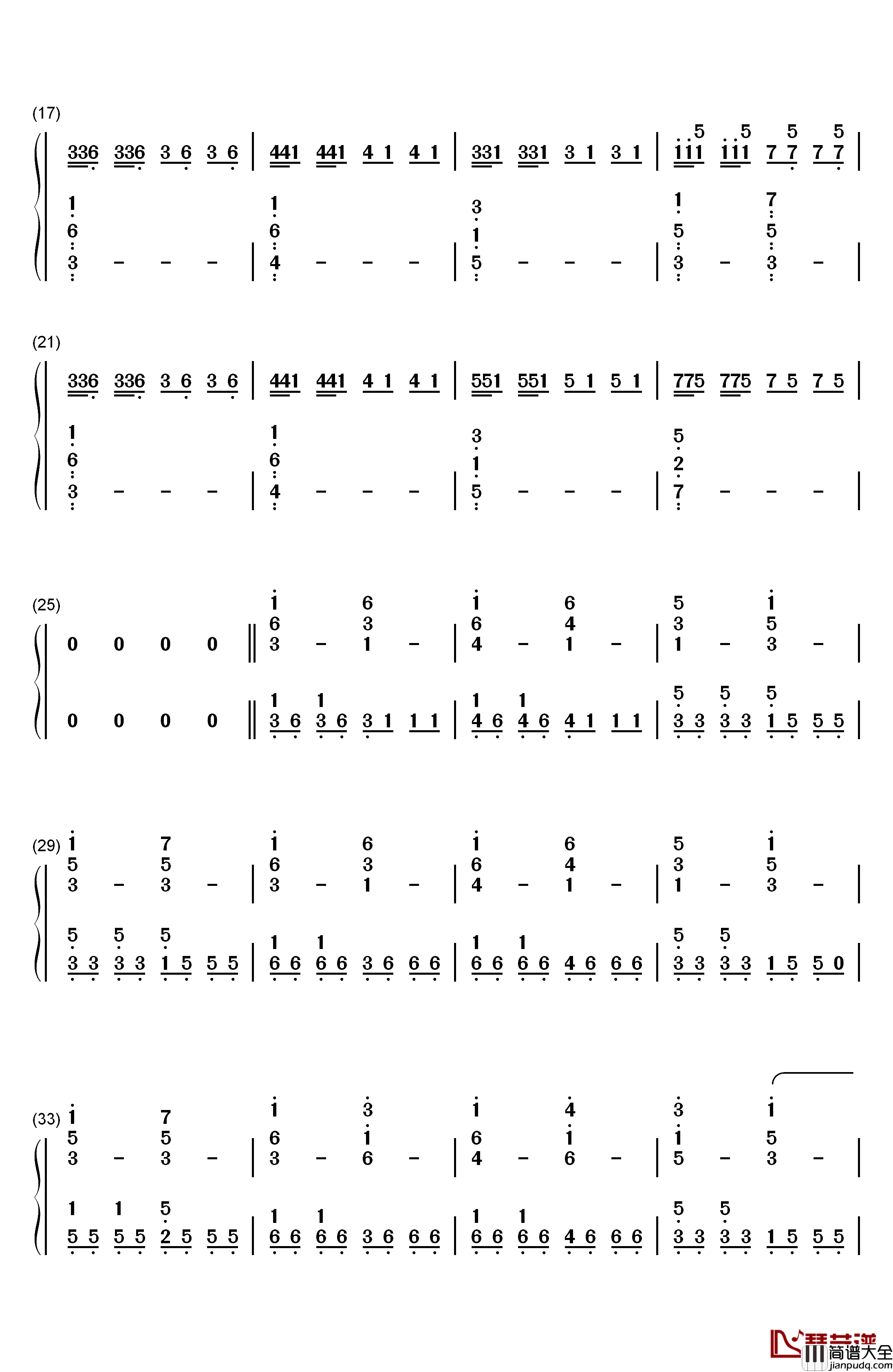Breath_and_Life钢琴简谱_数字双手_Audiomachine