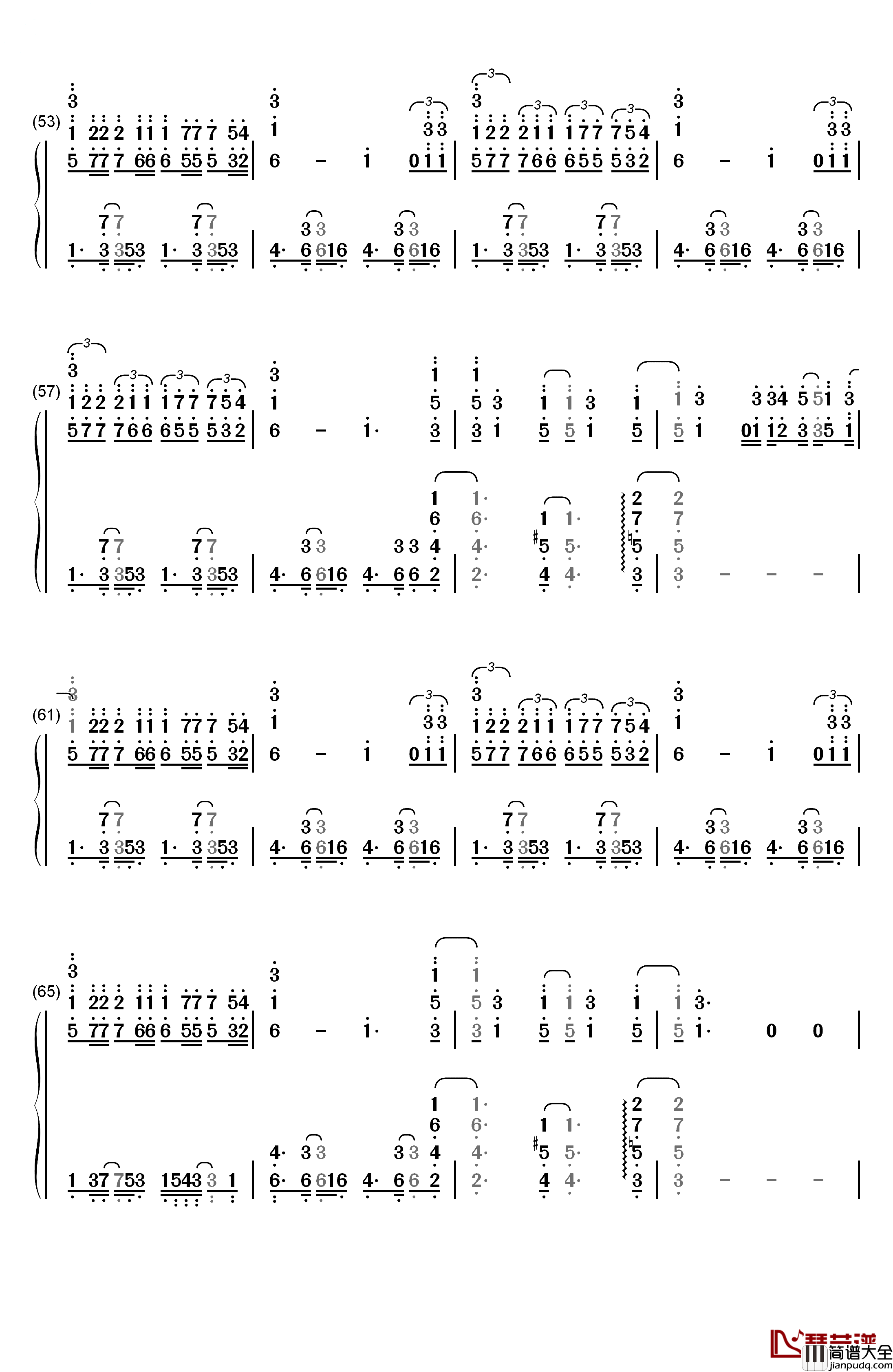 Here_Comes_A_Thought钢琴简谱_数字双手_Rebecca_Sugar
