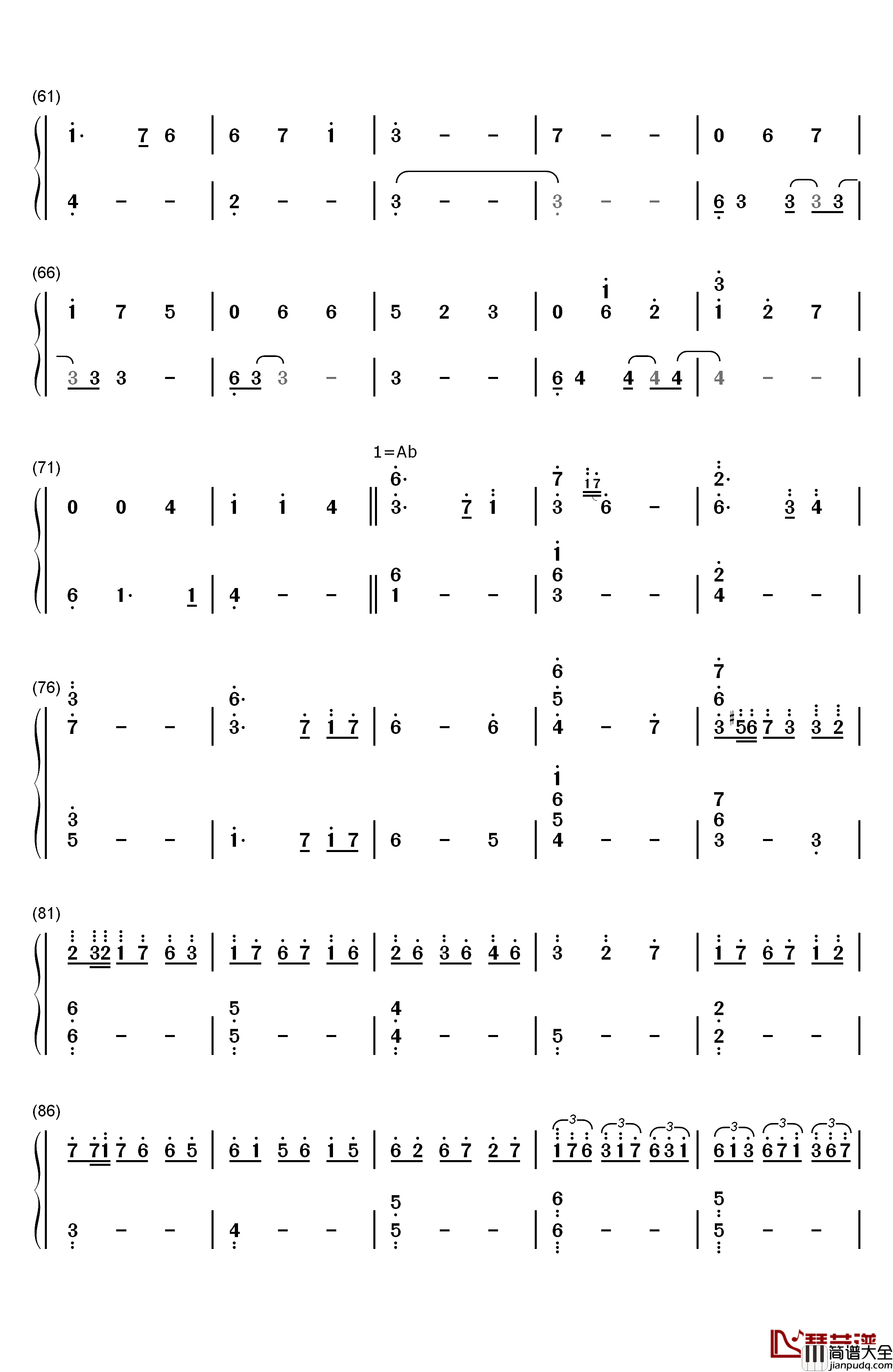 Arwen's_Vigil钢琴简谱_数字双手_The_Piano_Guys