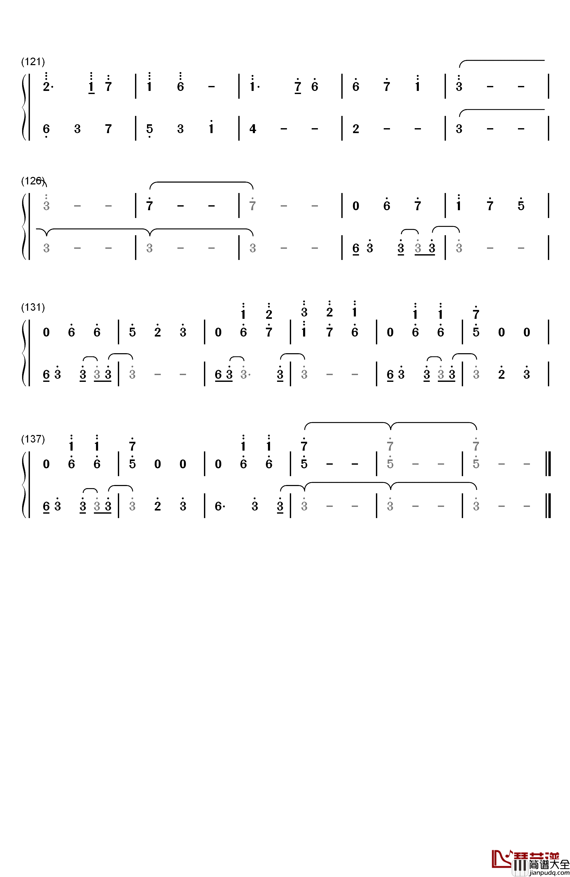 Arwen's_Vigil钢琴简谱_数字双手_The_Piano_Guys