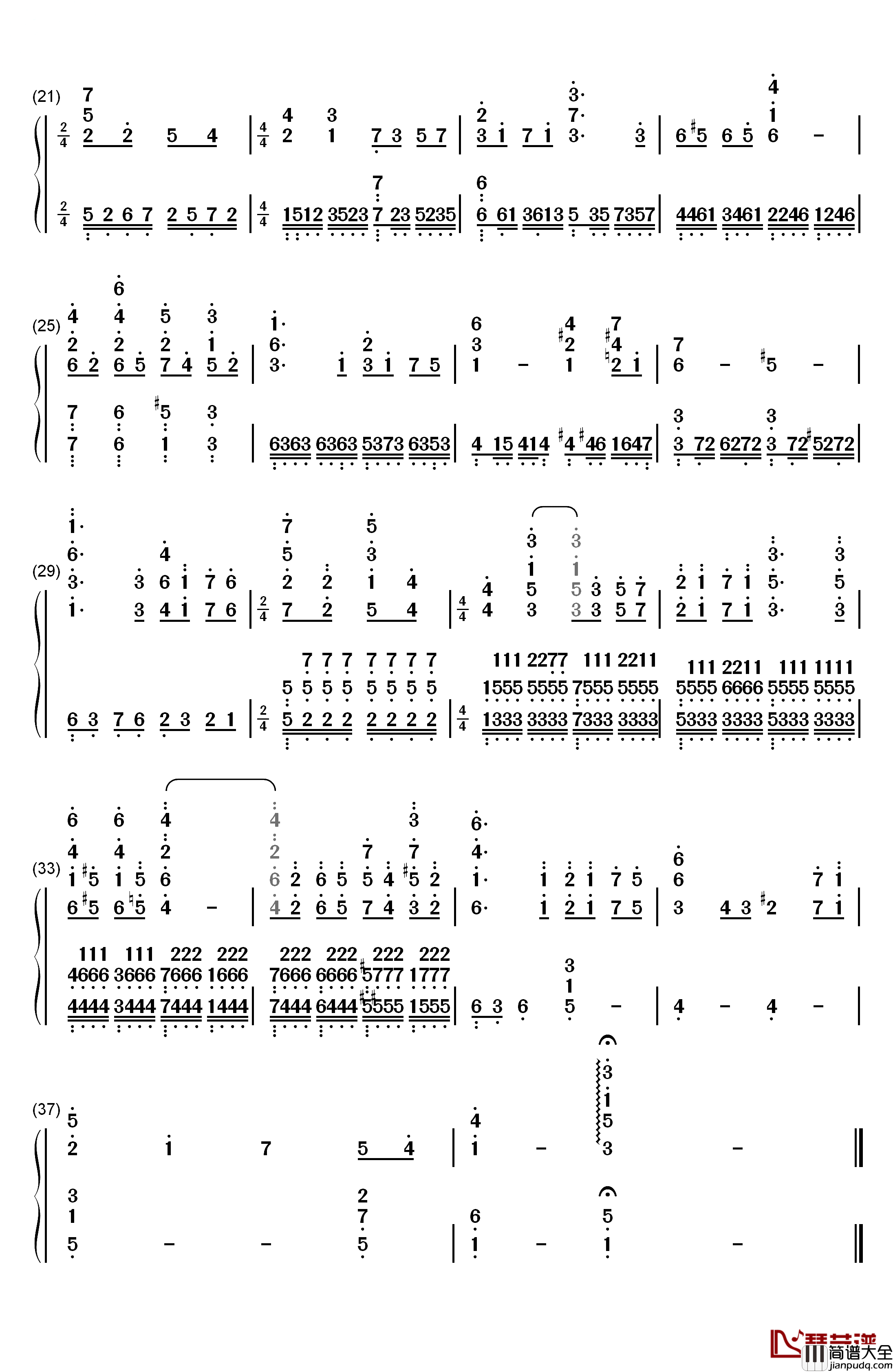 Love_Theme钢琴简谱_数字双手_Ennio_Morricone