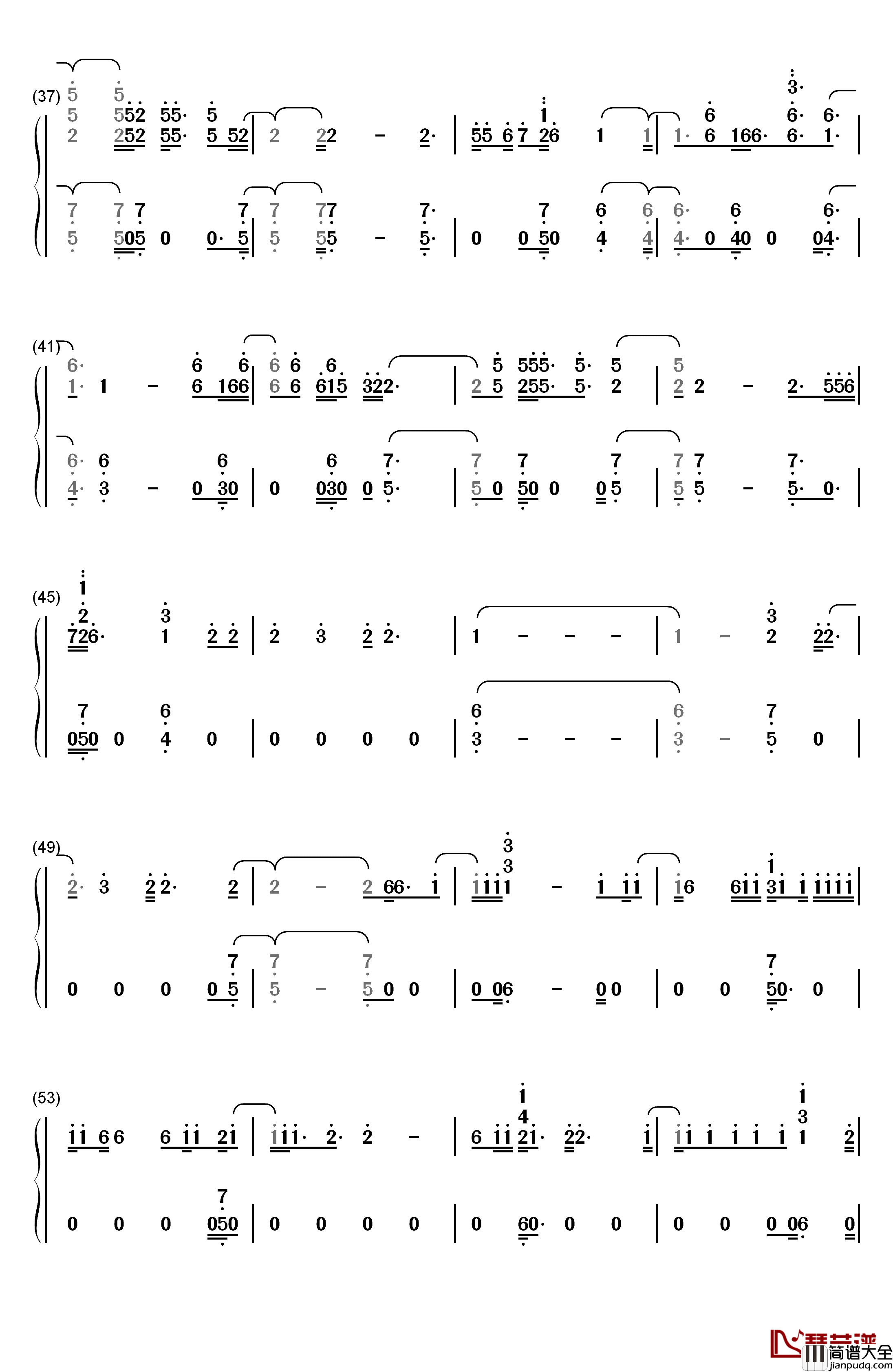 Champion钢琴简谱_数字双手_Fall_Out_Boy