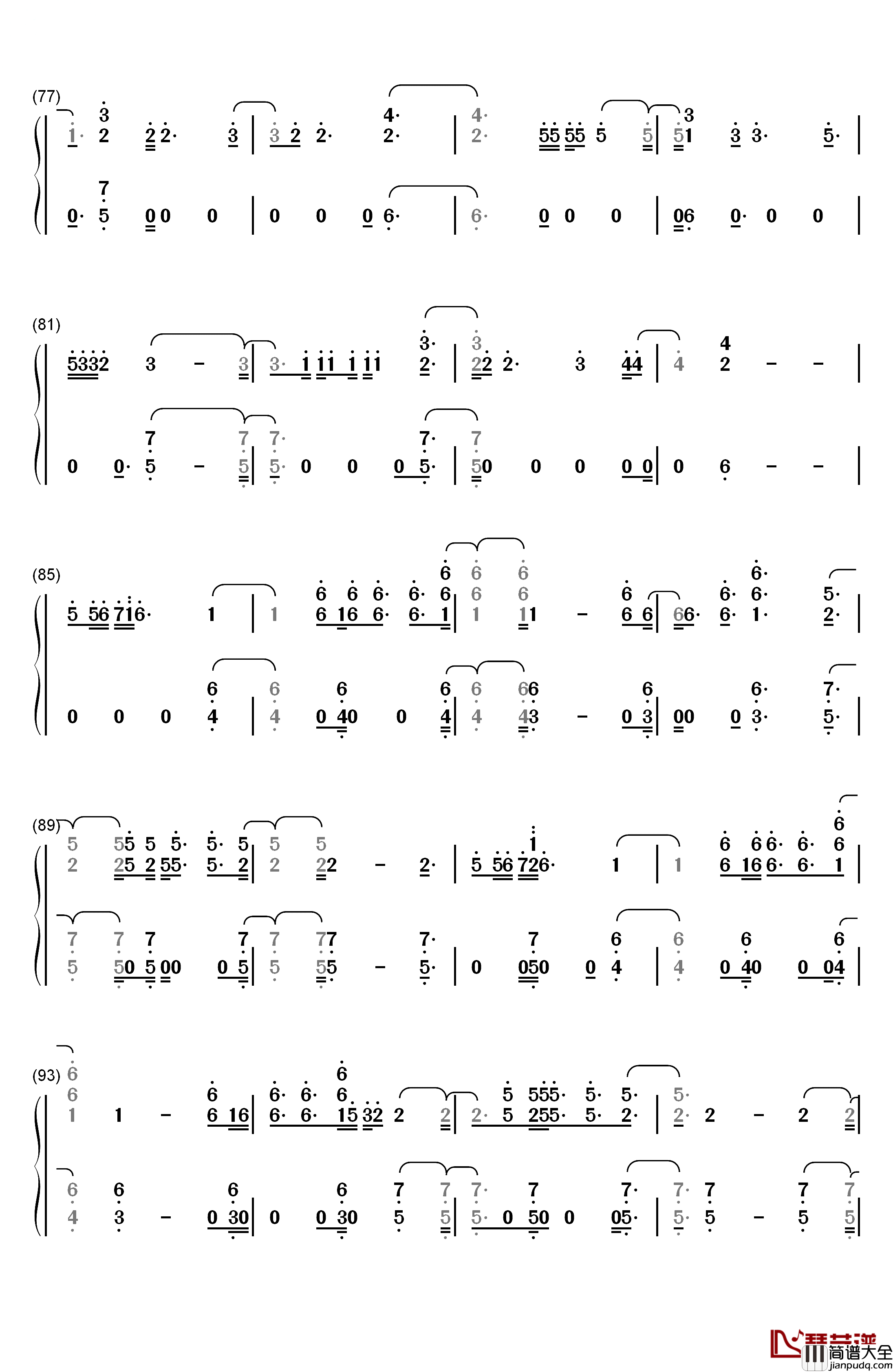 Champion钢琴简谱_数字双手_Fall_Out_Boy