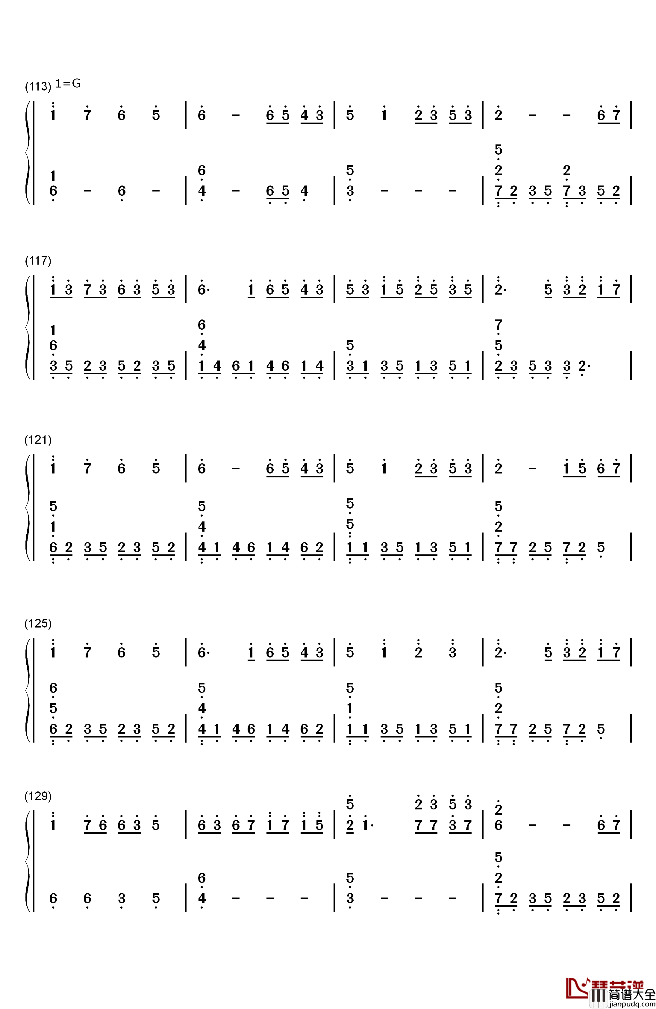 Eternal_Hope钢琴简谱_数字双手_Clinton_Ngan