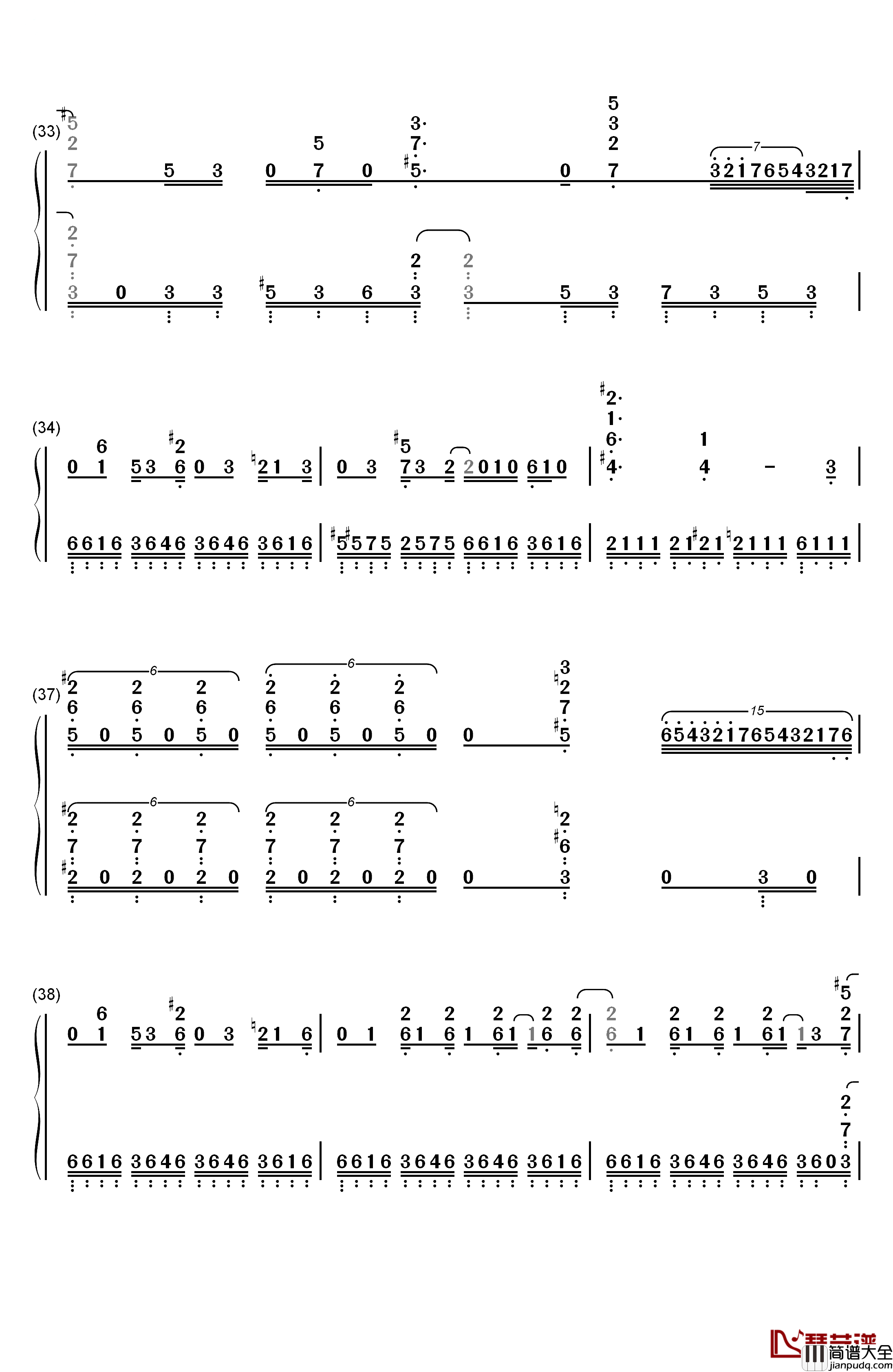 Deal_with_the_Devil钢琴简谱_数字双手_Tia