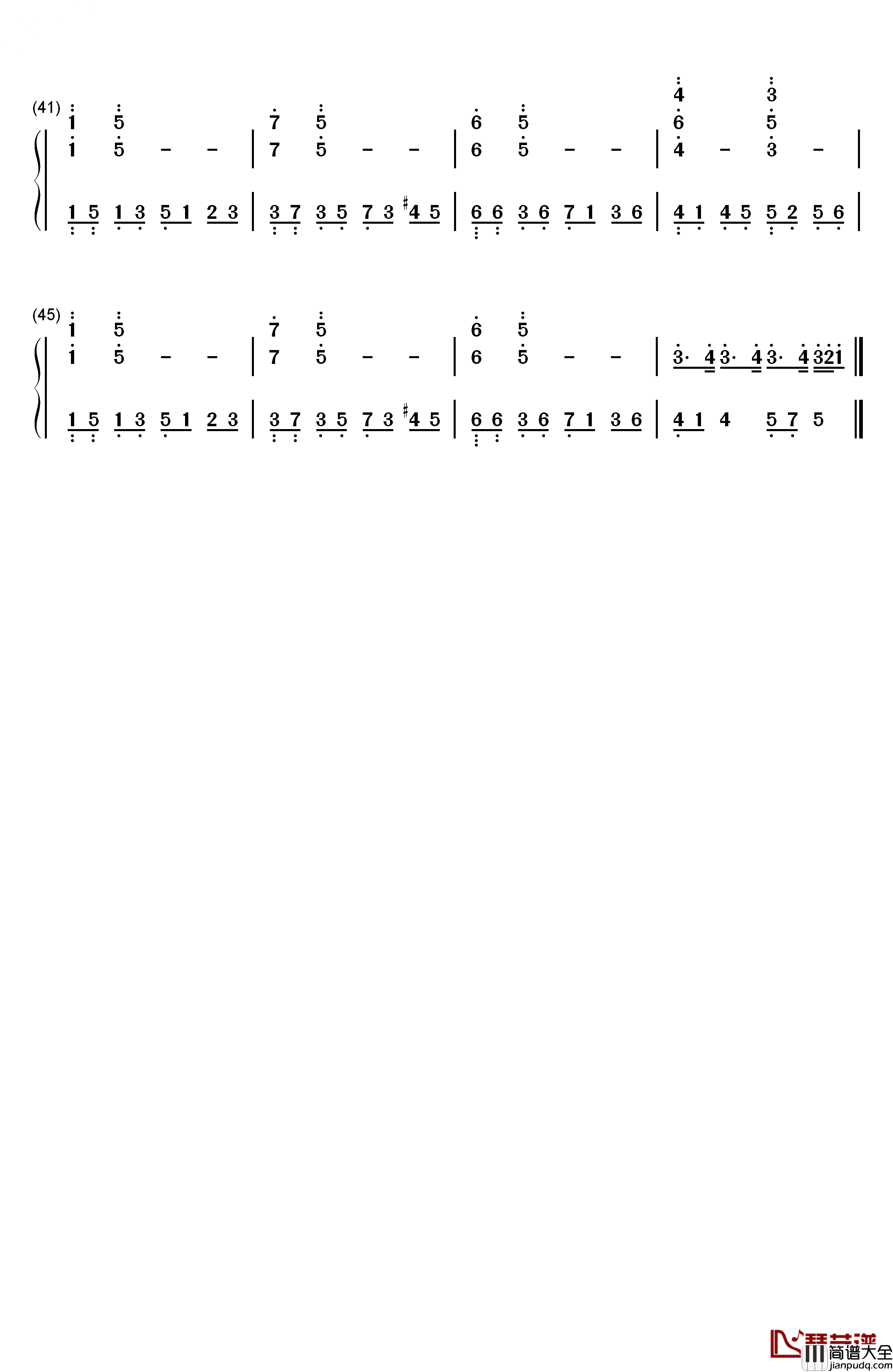 To_Be_Human钢琴简谱_数字双手_Sia