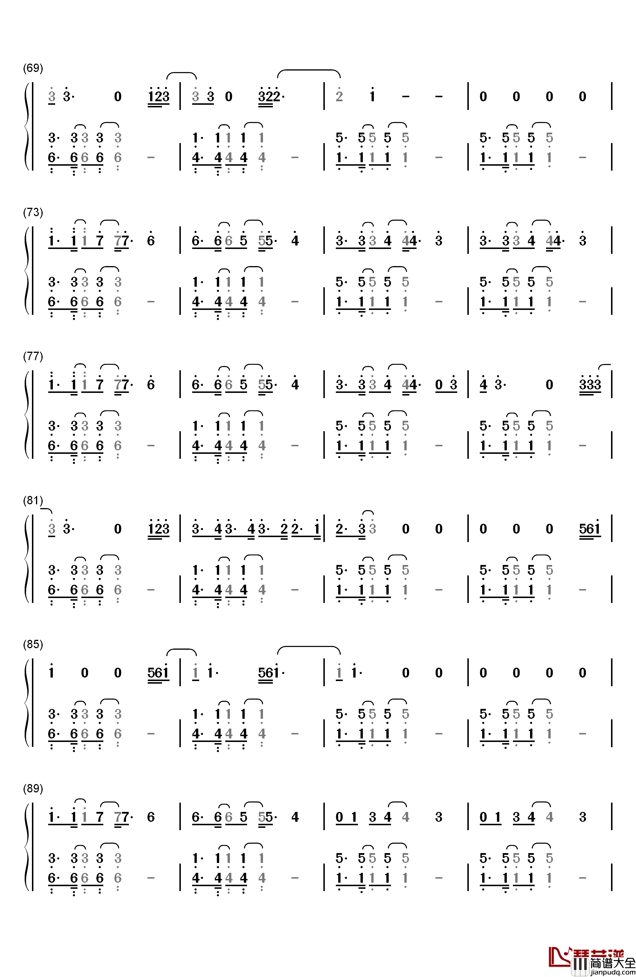 What_About_Us钢琴简谱_数字双手_P!nk