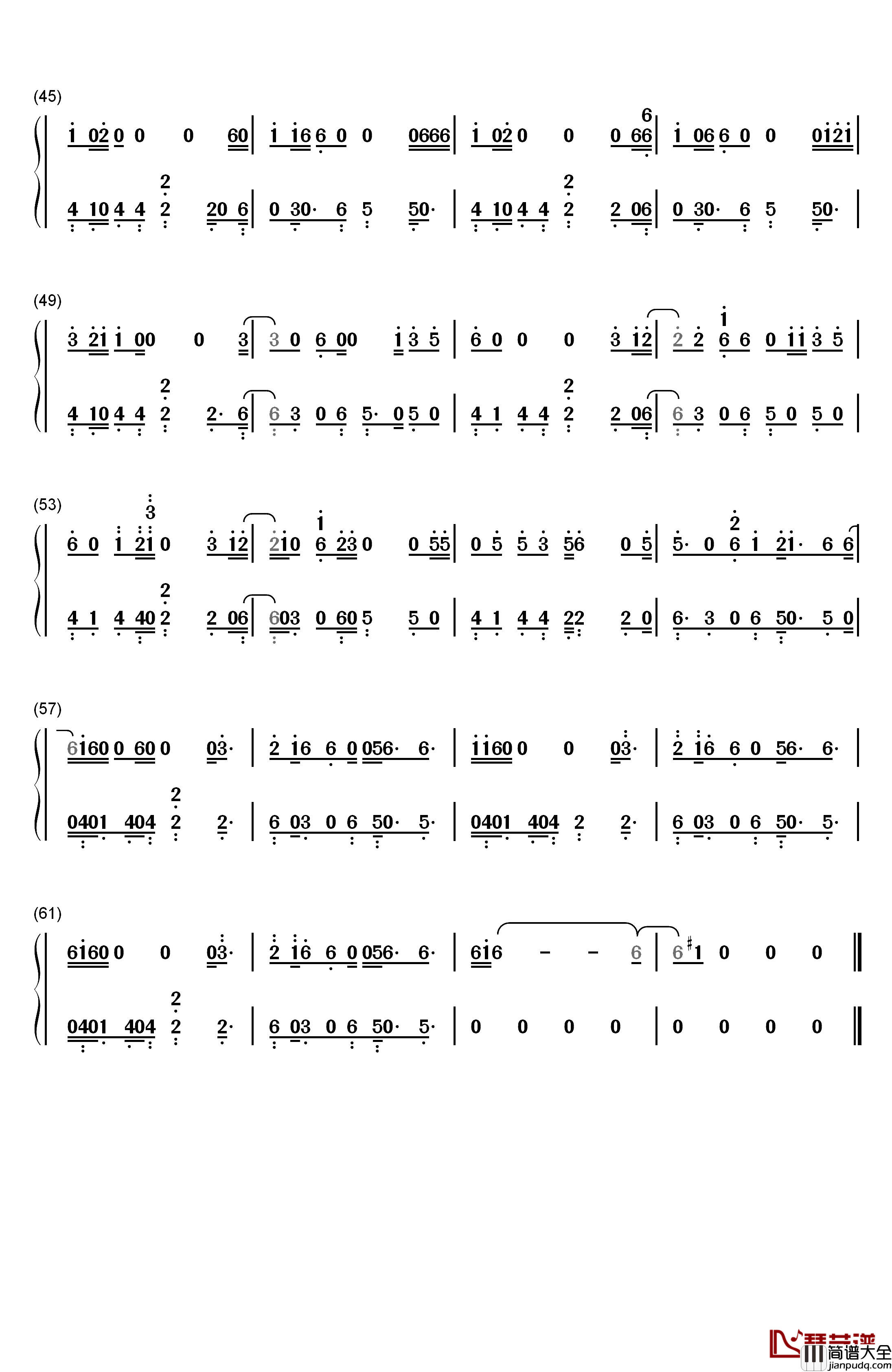 Chillin'_Like_a_Villain钢琴简谱_数字双手_Sofia_Carson_Cameron_Boyce_Booboo_Stewart_Mitchell_Hope