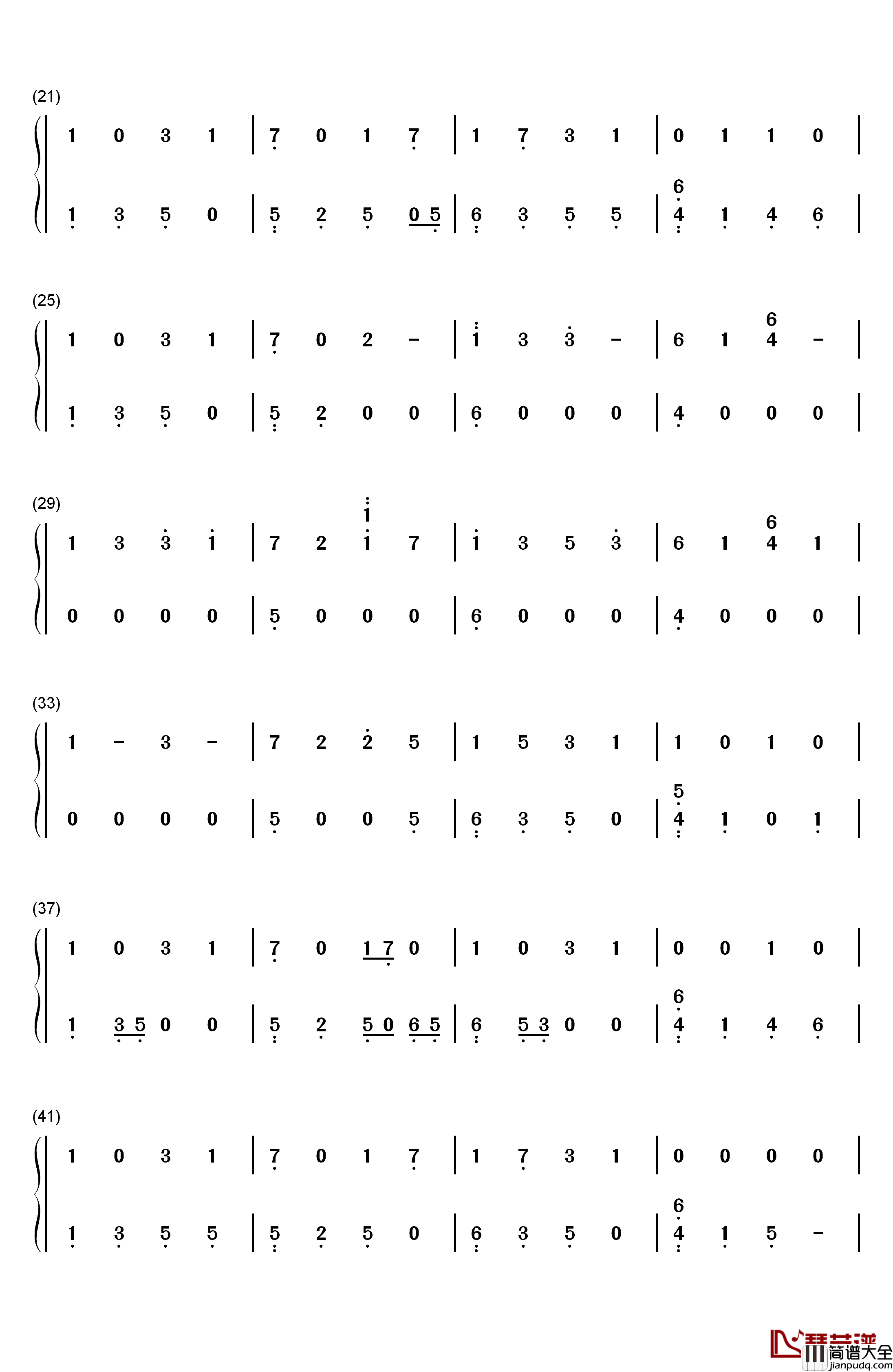 Boys钢琴简谱_数字双手_Charli_XCX