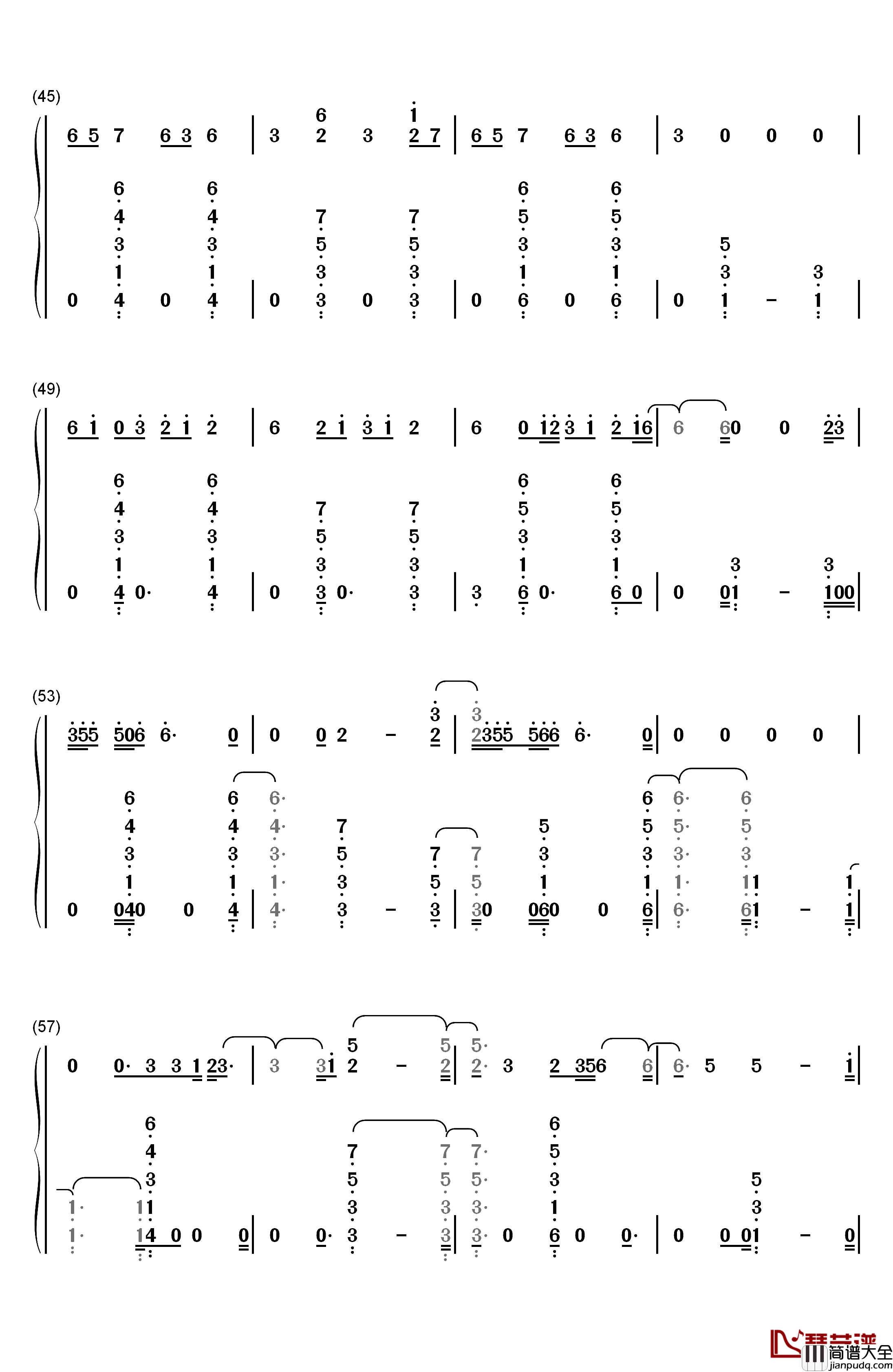 Loyalty钢琴简谱_数字双手_Kendrick_Lamar_Rihanna