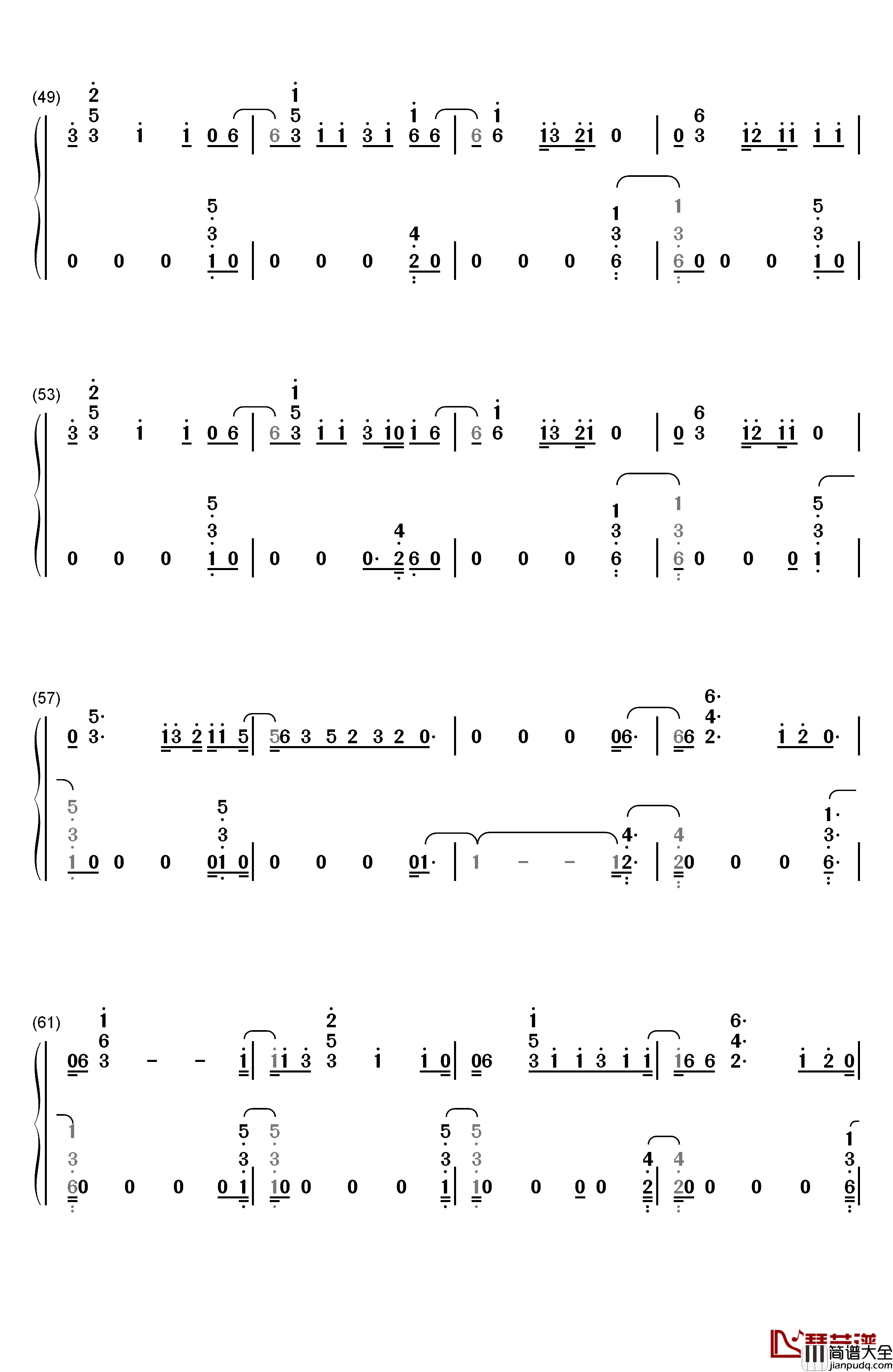 Homemade_Dynamite钢琴简谱_数字双手_Lorde