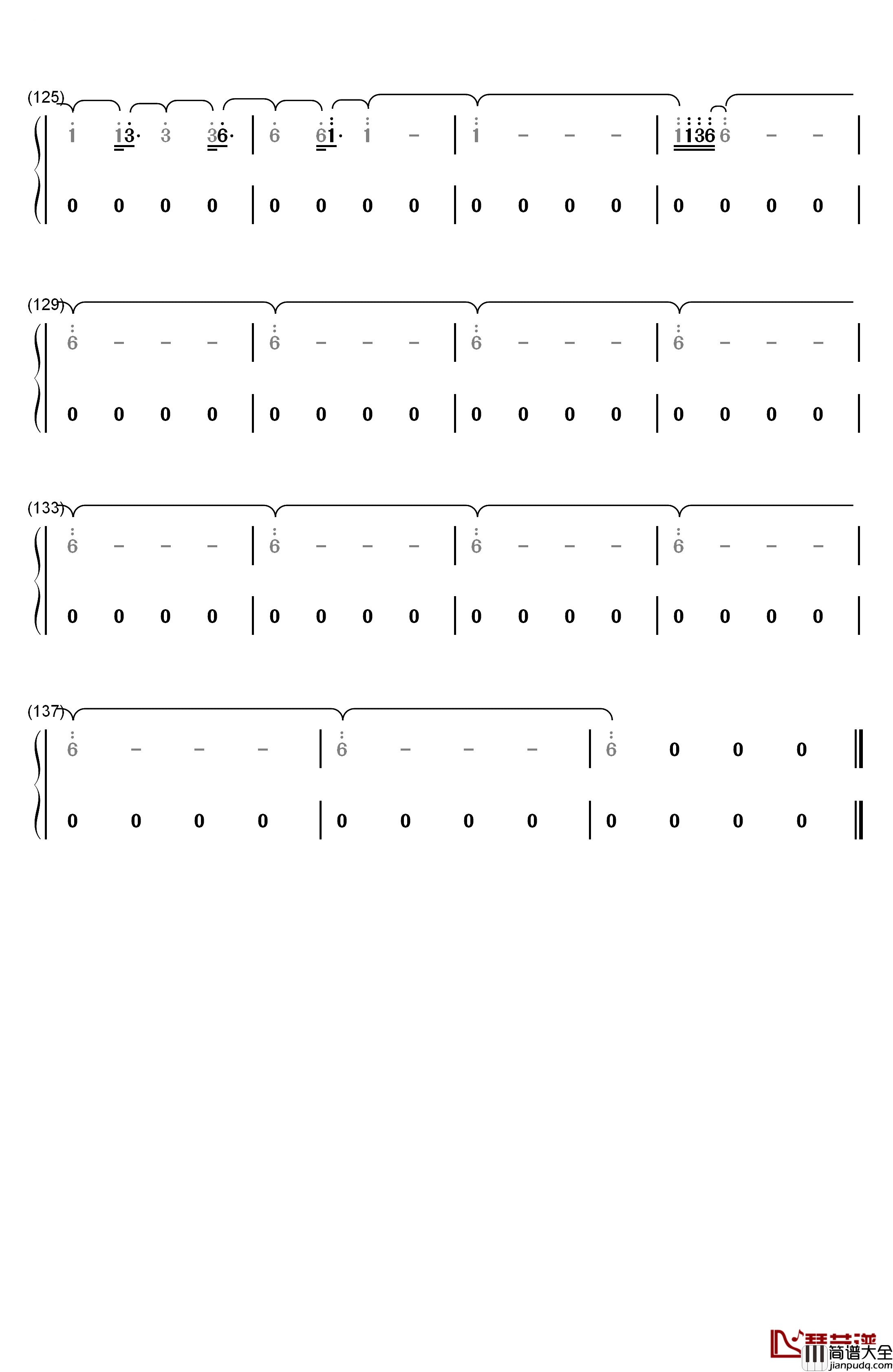 Scared_To_Be_Lonely钢琴简谱_数字双手_Martin_Garrix_Dua_Lipa