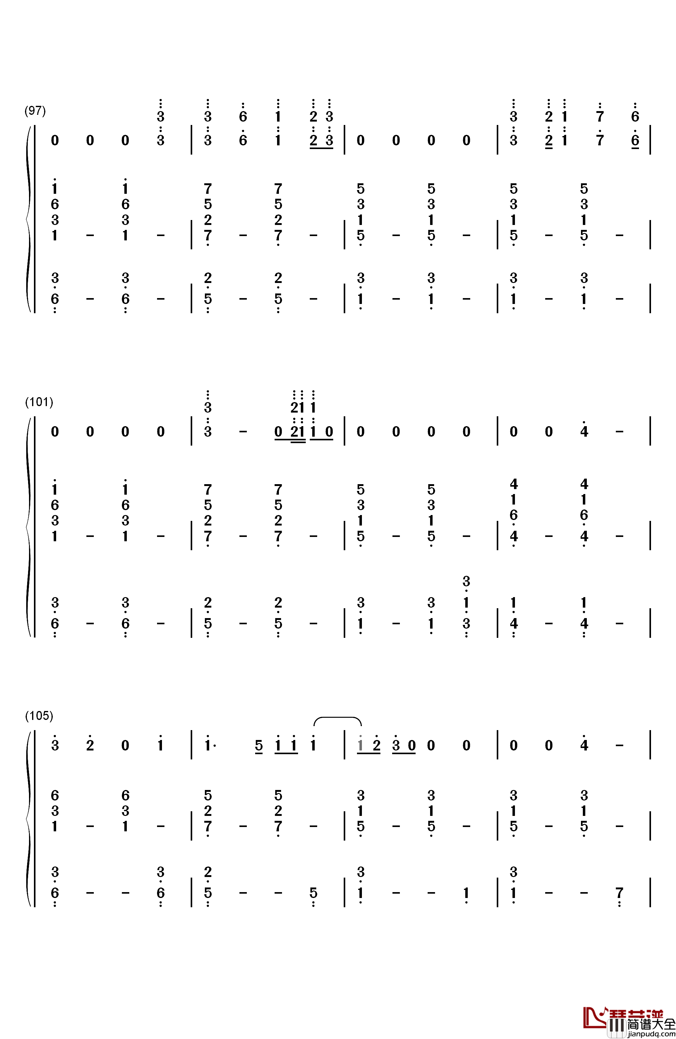 Praying钢琴简谱_数字双手_Kesha