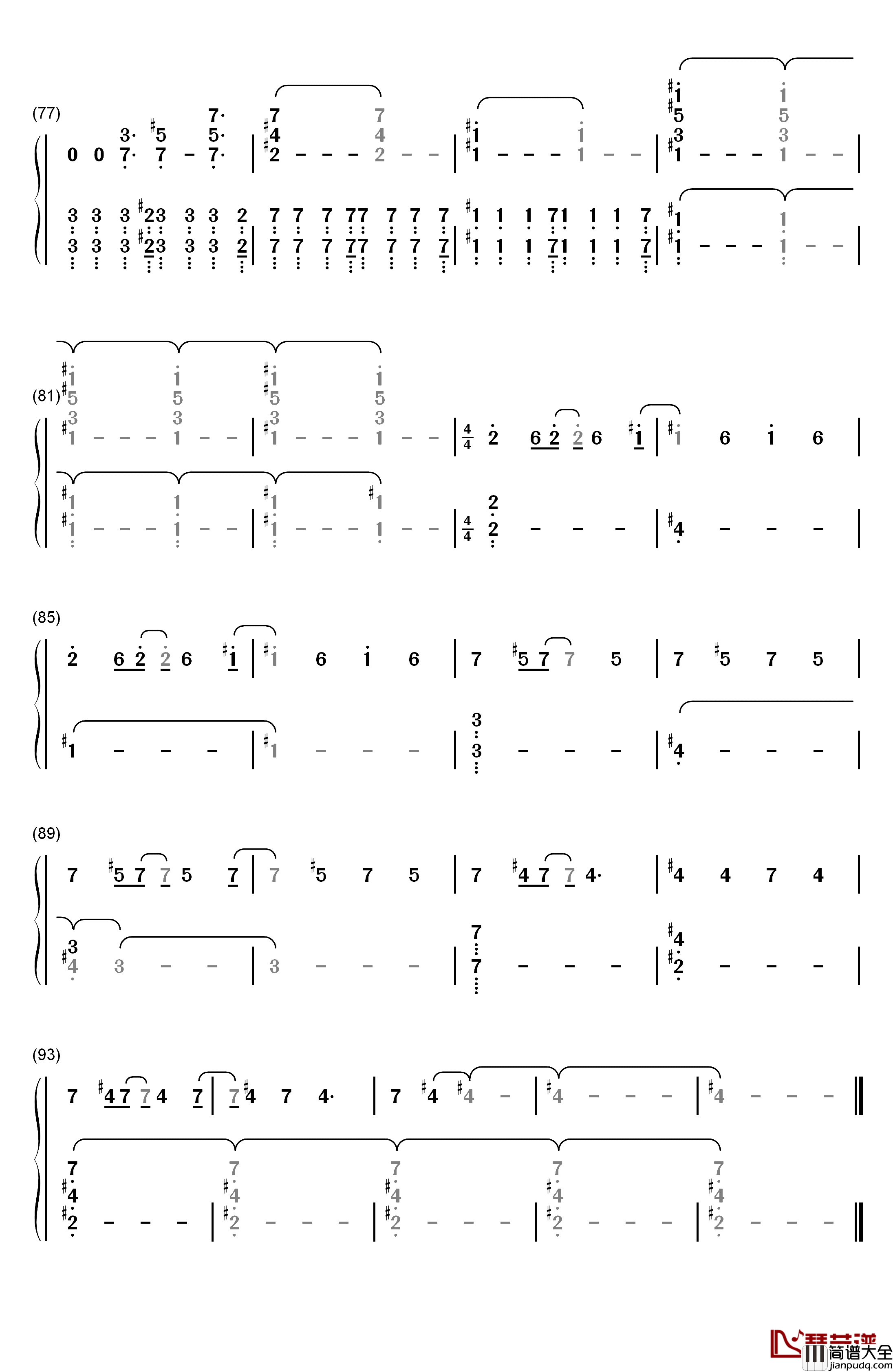 Wonder_Woman's_Wrath钢琴简谱_数字双手_Rupert_Gregson_Williams