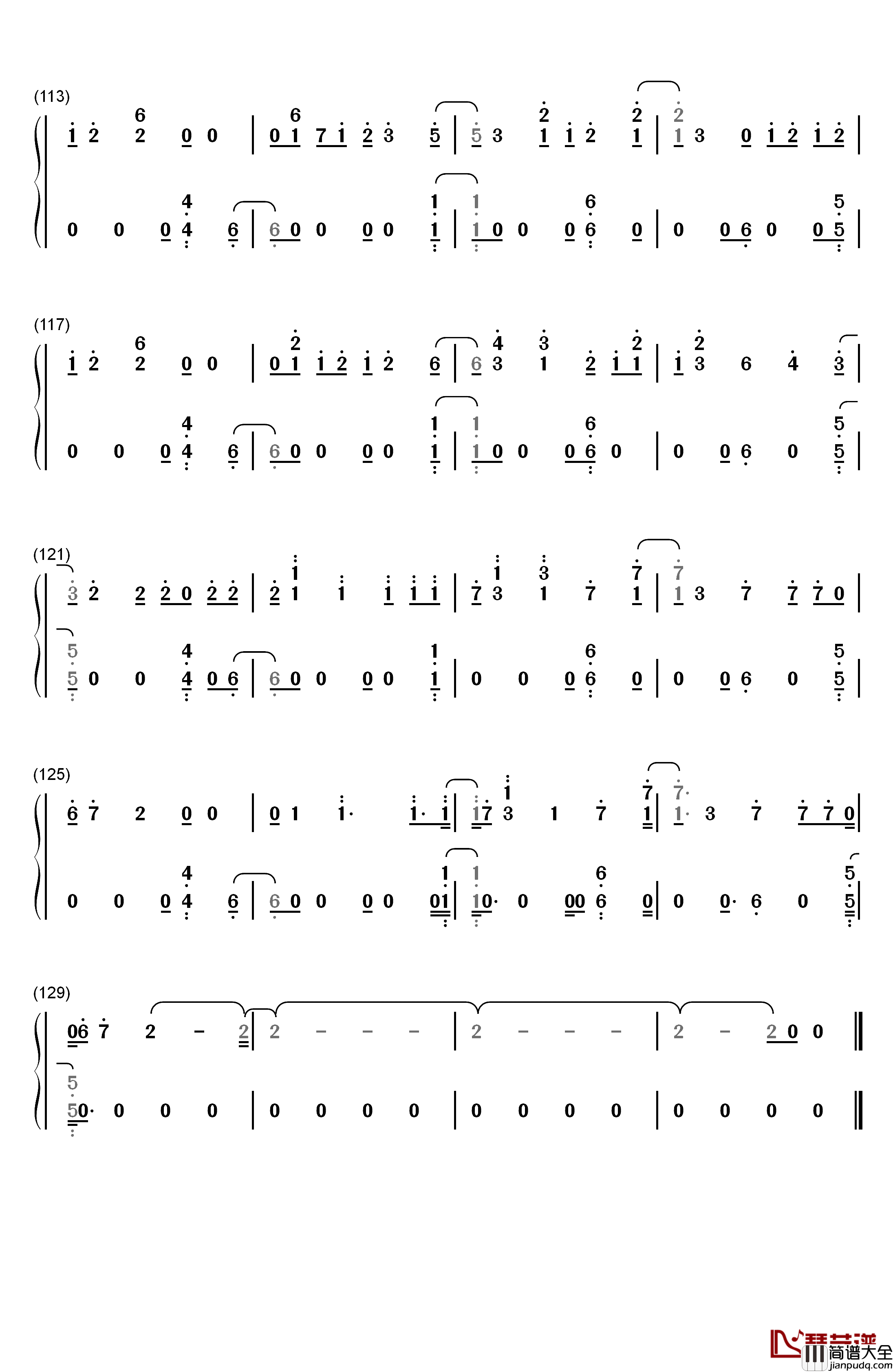 Why钢琴简谱_数字双手_Sabrina_Carpenter