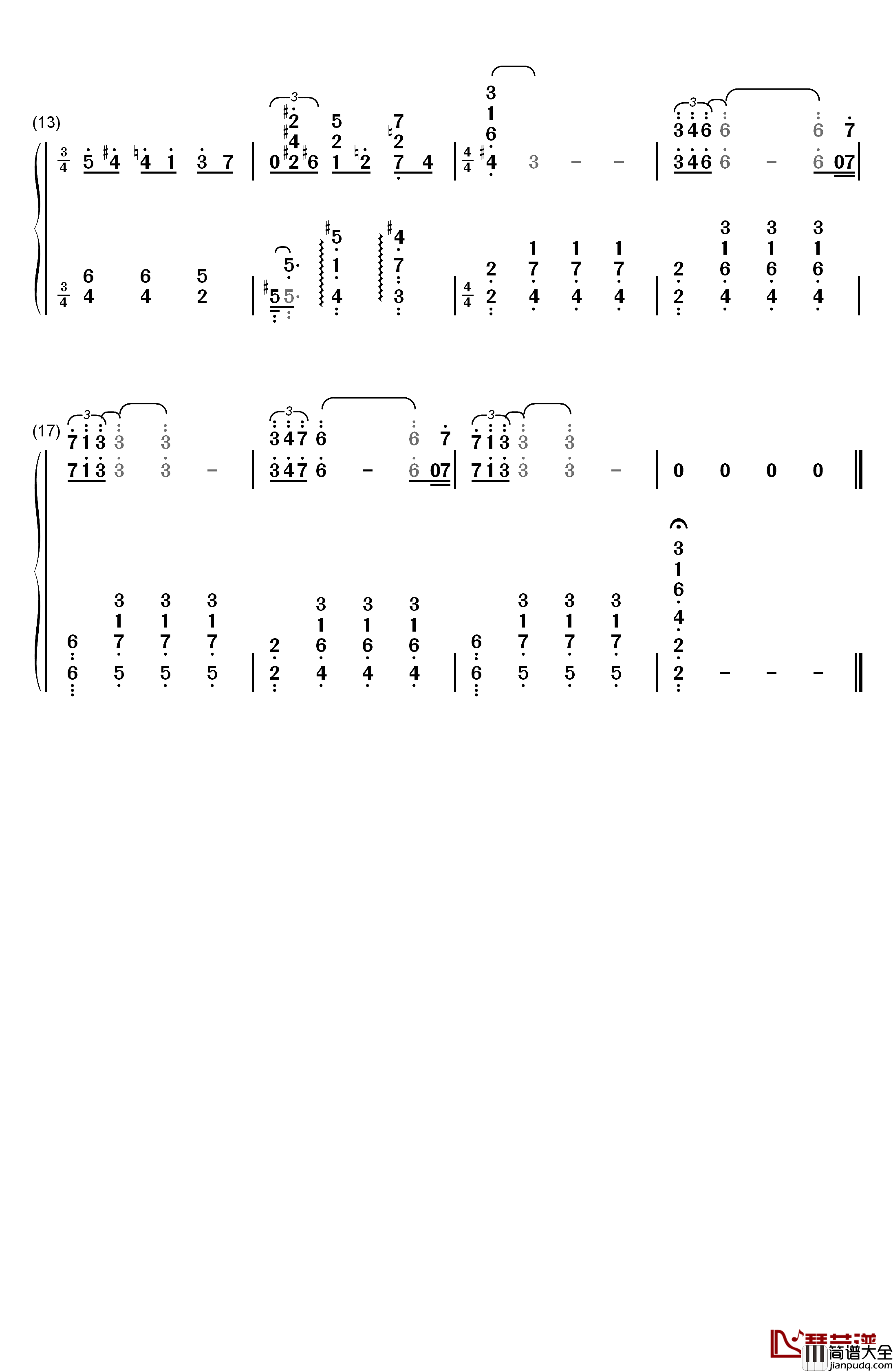 Before_Long钢琴简谱_数字双手_坂本龙一