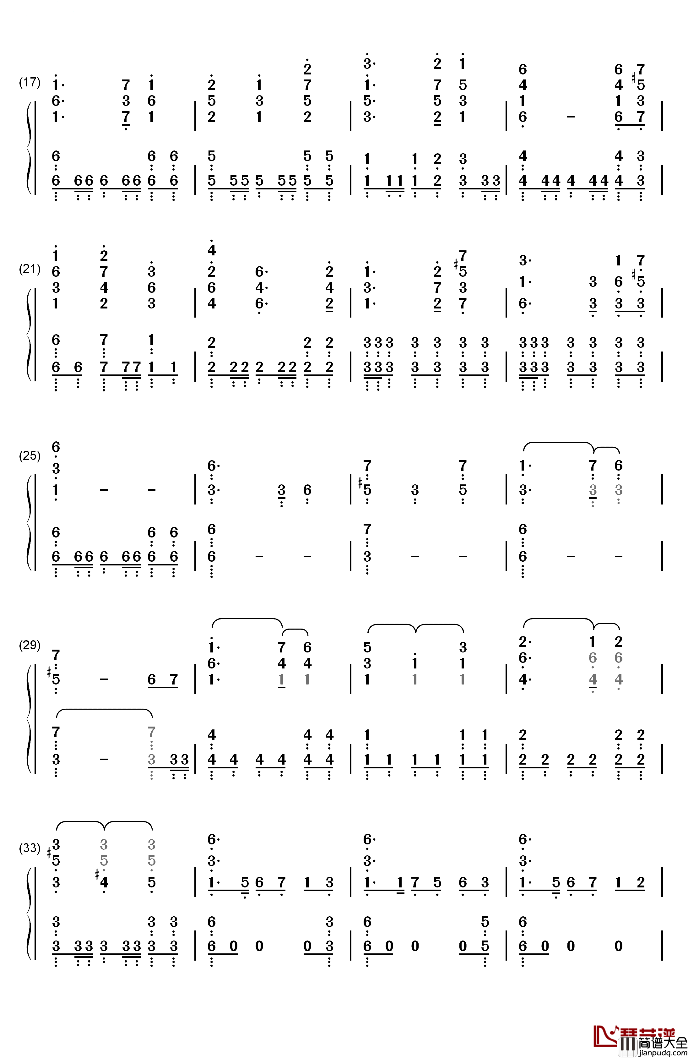 The_Medallion_Calls钢琴简谱_数字双手_Hans_Zimmer