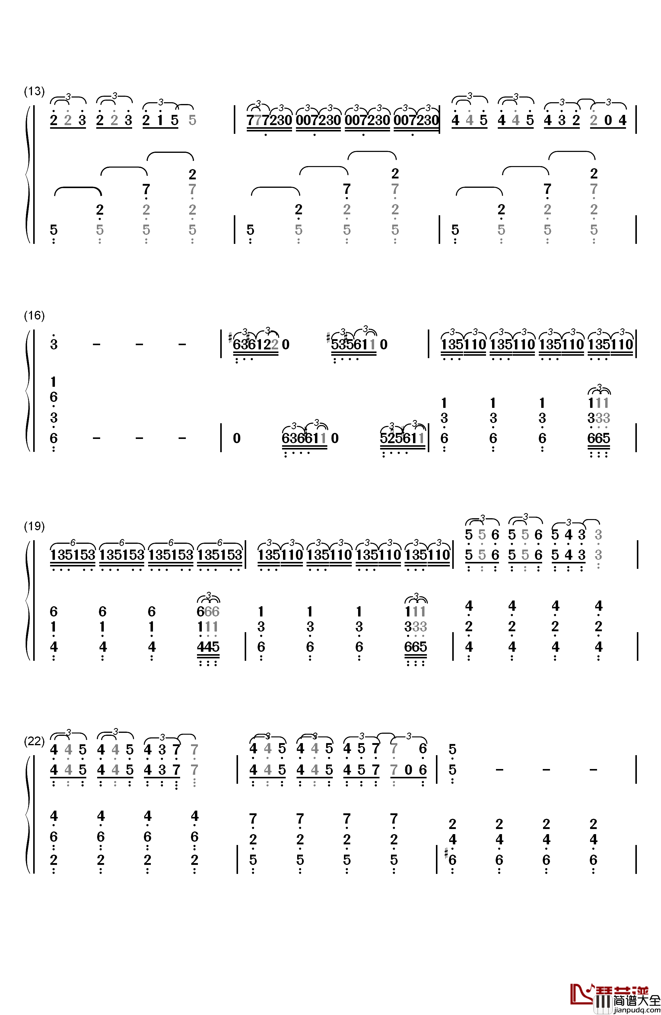Main_Title_Theme_Westworld钢琴简谱_数字双手_Ramin_Djawadi