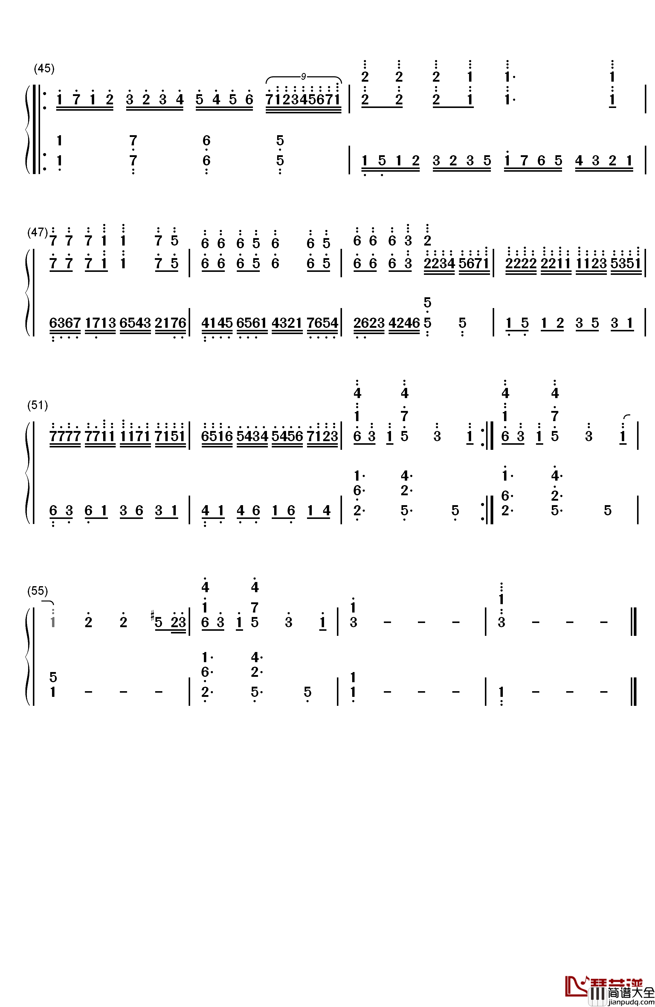 味道钢琴简谱_数字双手_辛晓琪