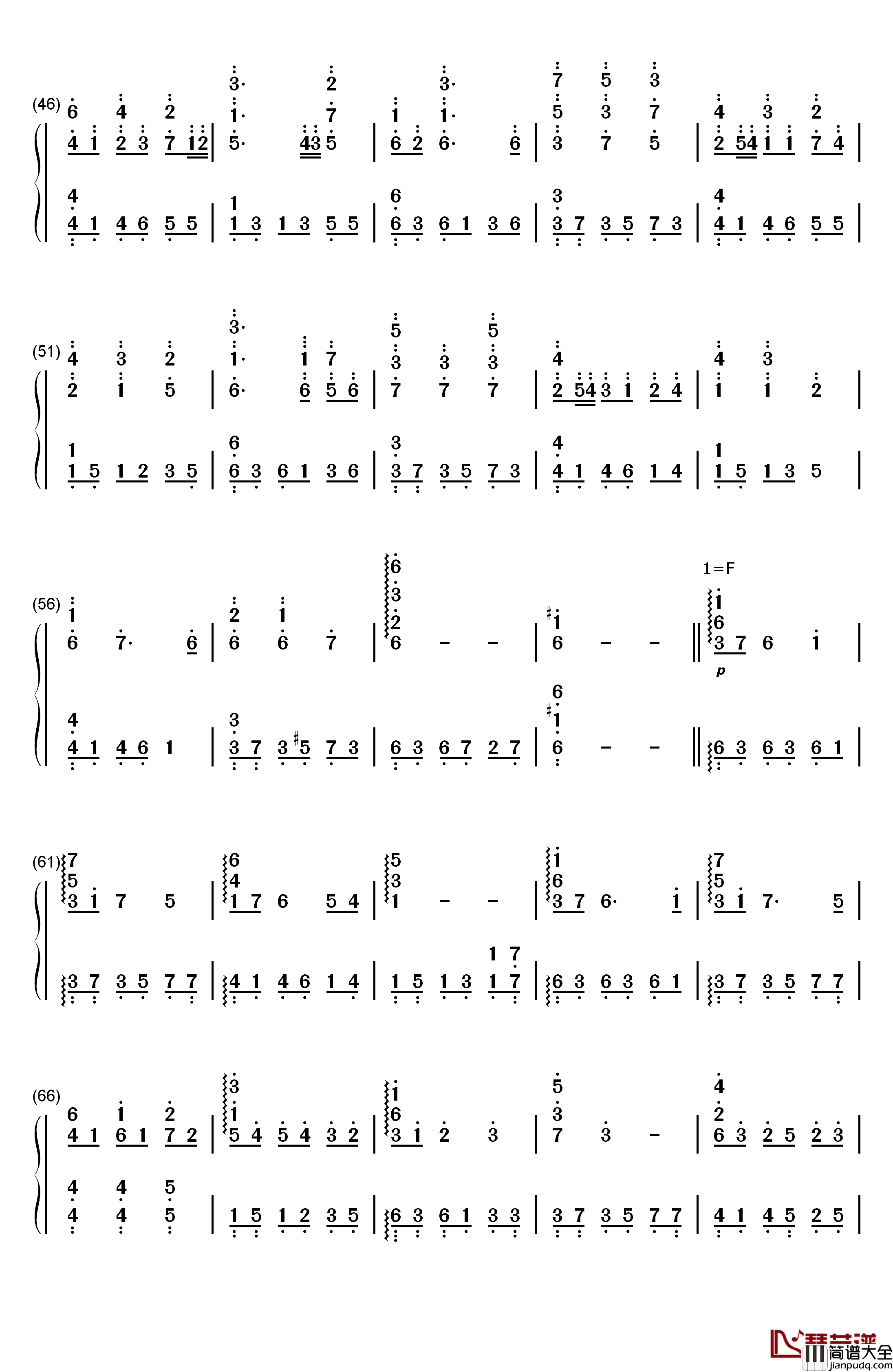 Everytime_You_Kissed_Me钢琴简谱_数字双手_Emily_Bindiger