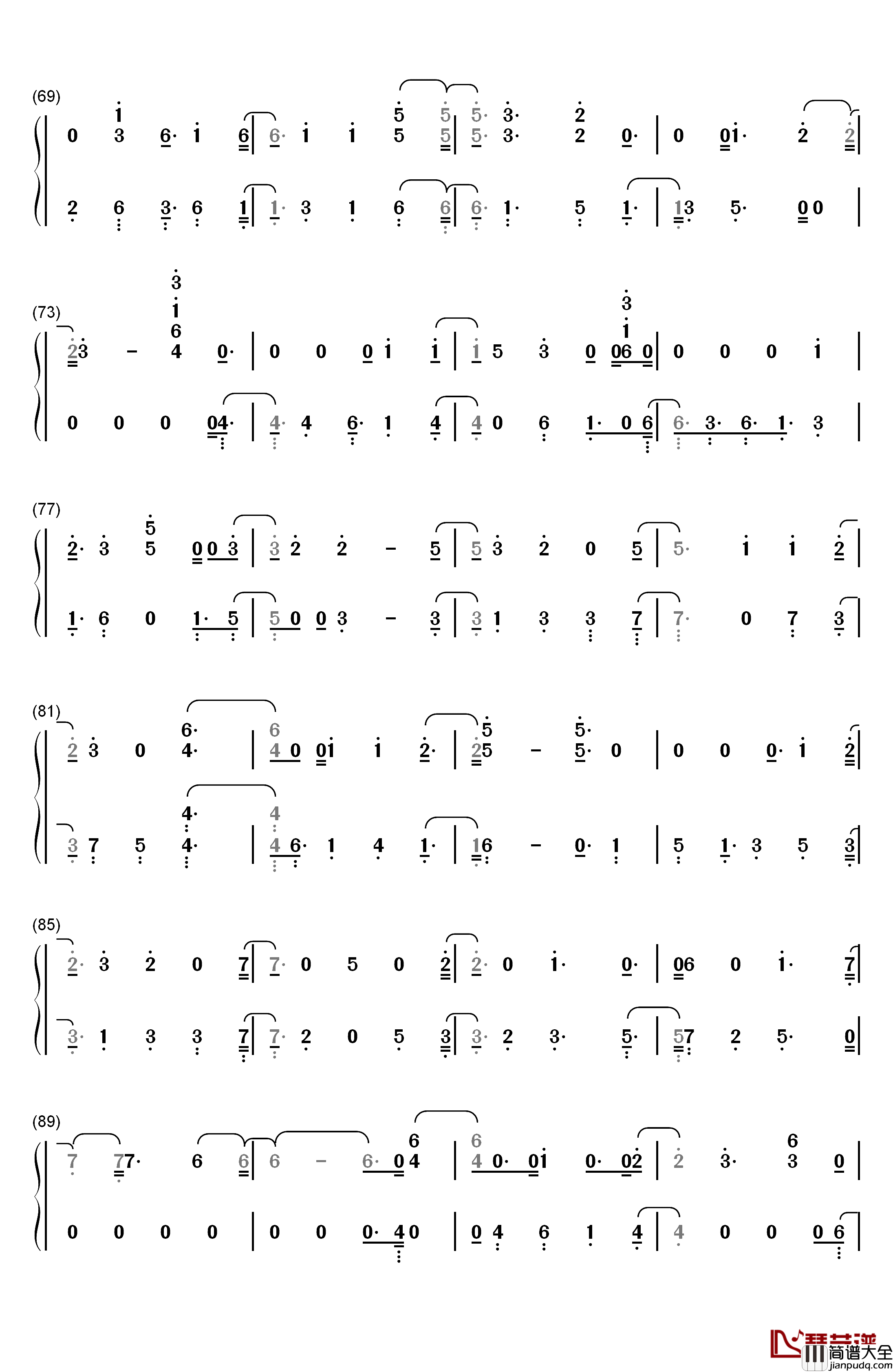 Can_You_Feel_It钢琴简谱_数字双手_Highlight