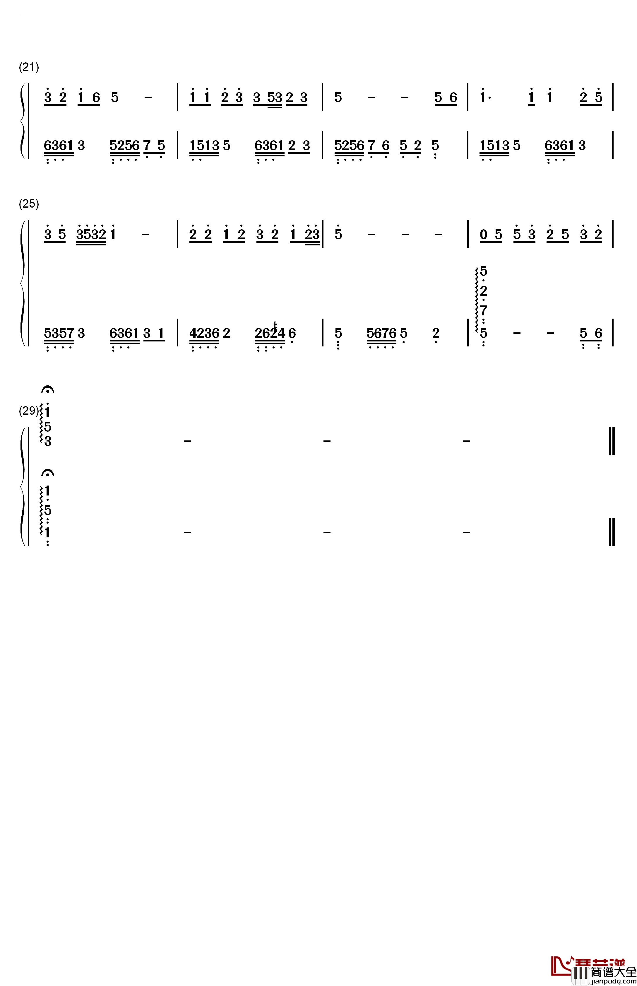 你怎么说钢琴简谱_数字双手_邓丽君