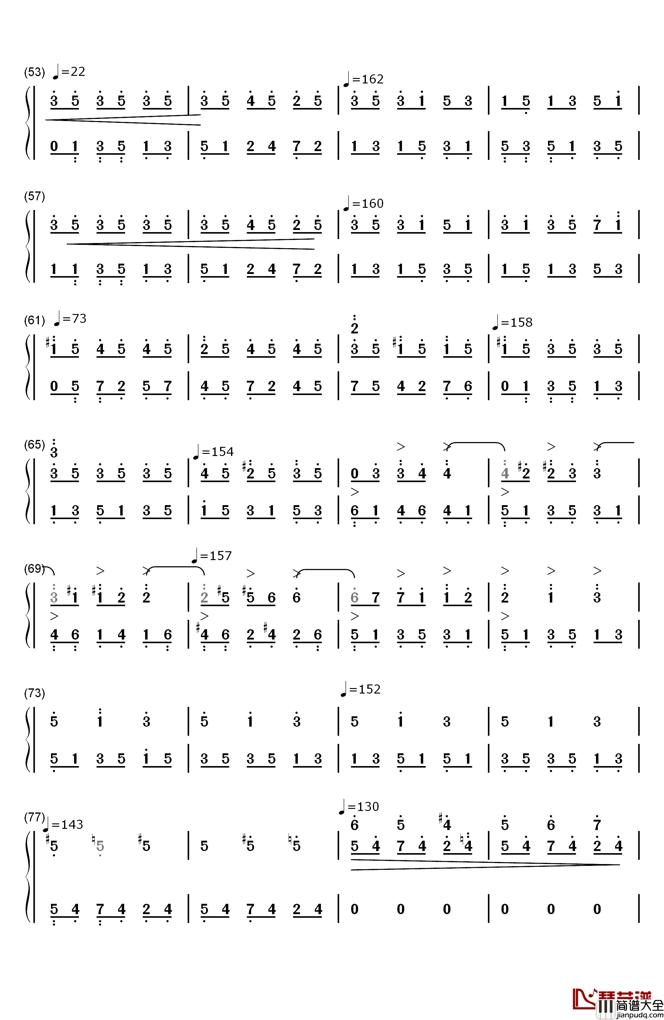 Dawn钢琴简谱_数字双手_达里奥·马里亚内利(Dario_Marianelli)