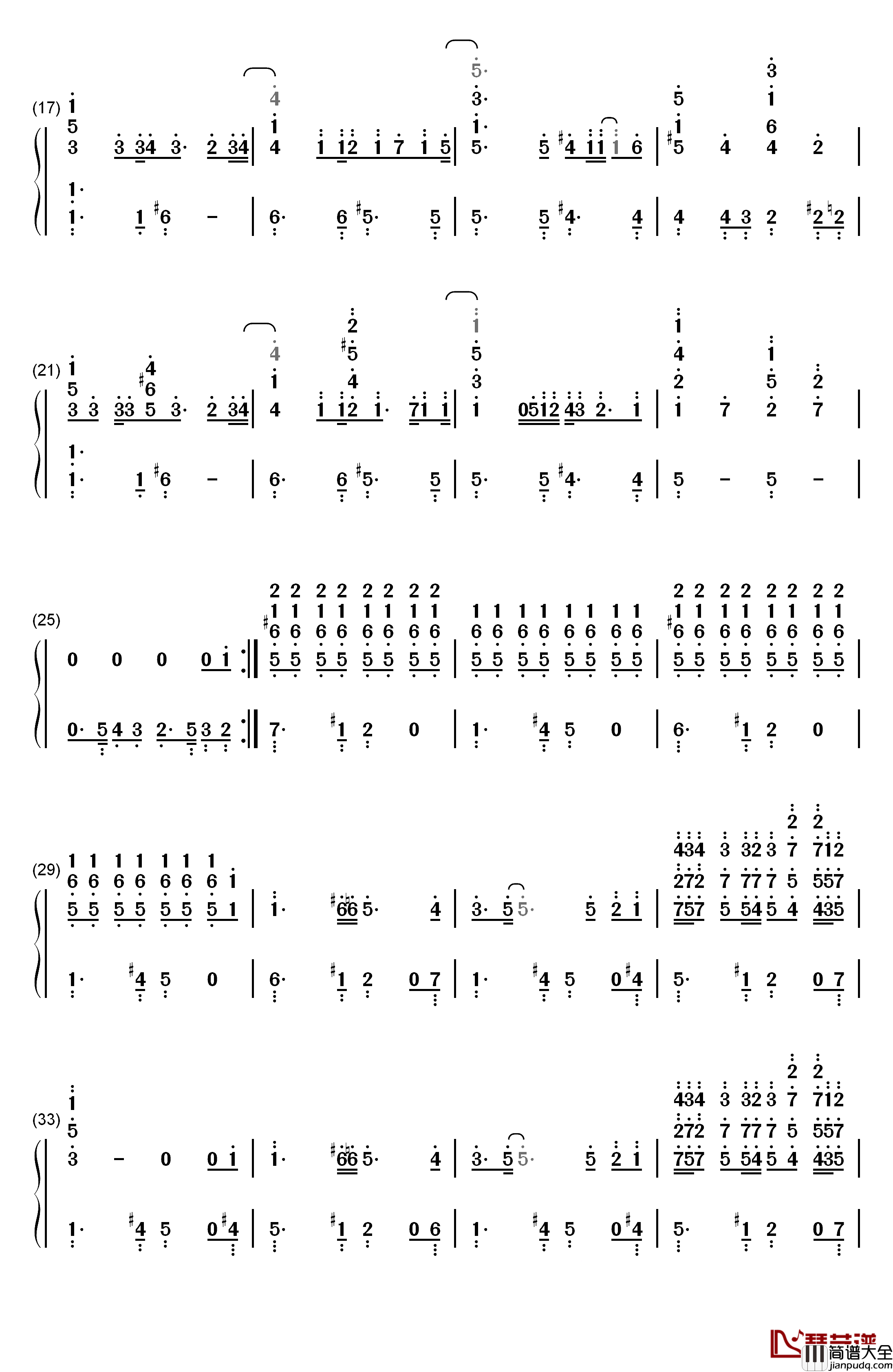 来吧甜蜜的死亡钢琴简谱_数字双手_Arianne