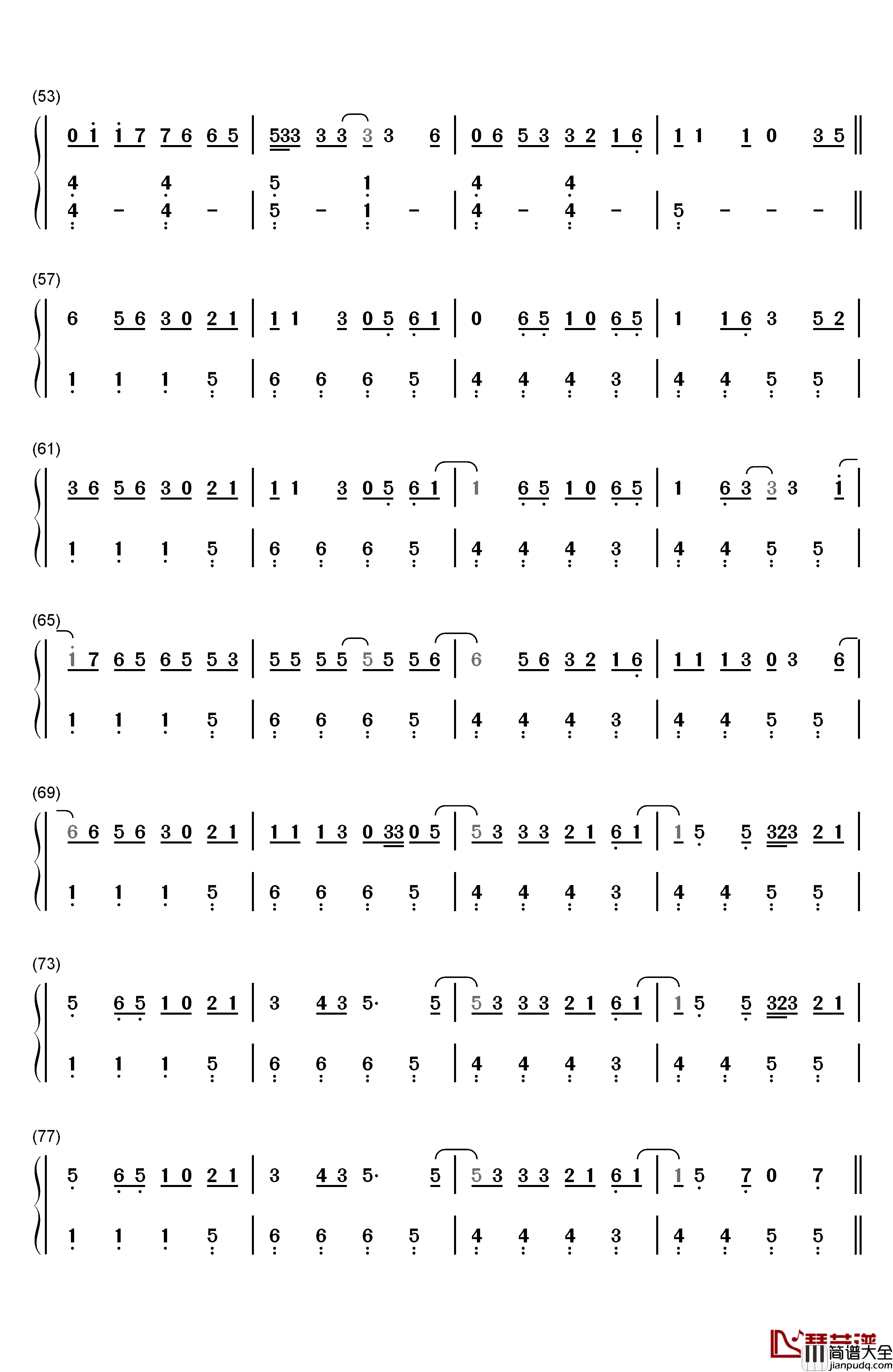 What_Do_I_Know钢琴简谱_数字双手_Ed_Sheeran