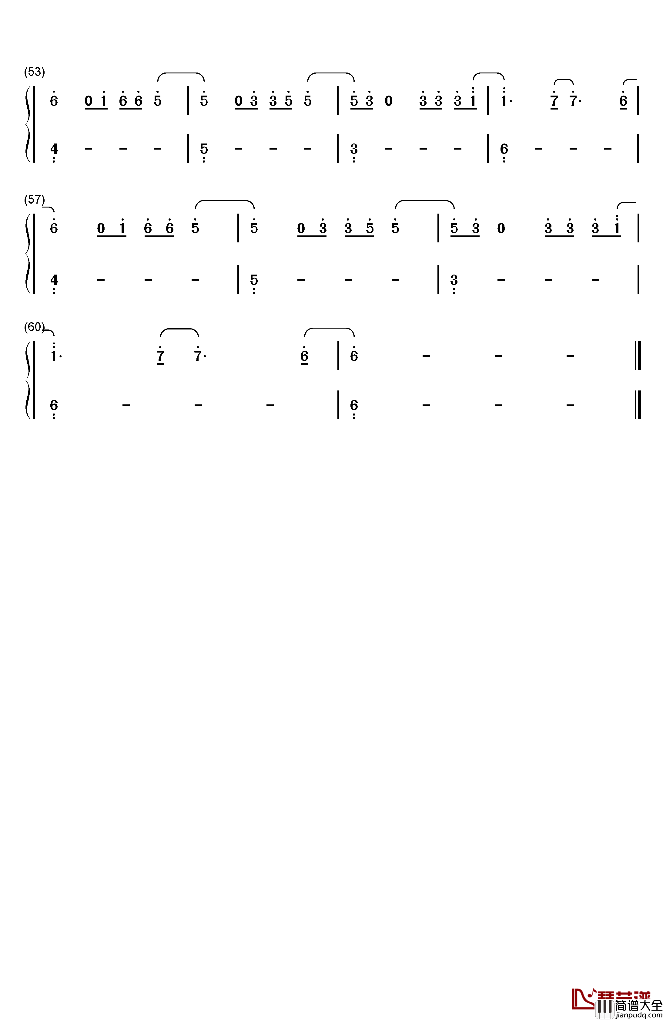 Titanium钢琴简谱_数字双手_David_Guetta