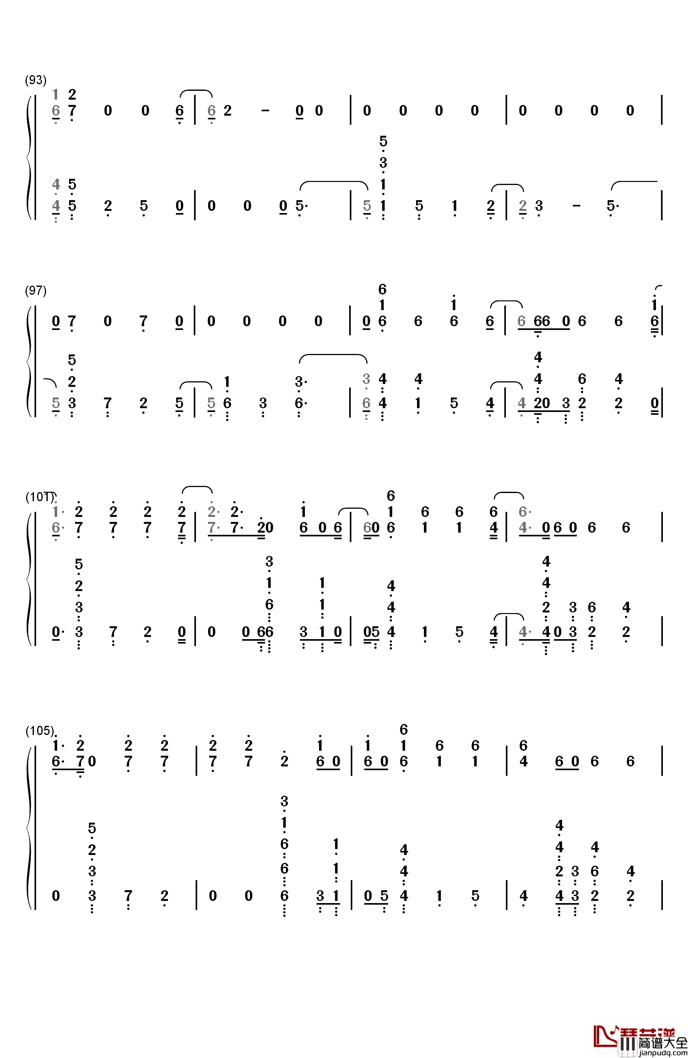 Deliver钢琴简谱_数字双手_Fifth_Harmony