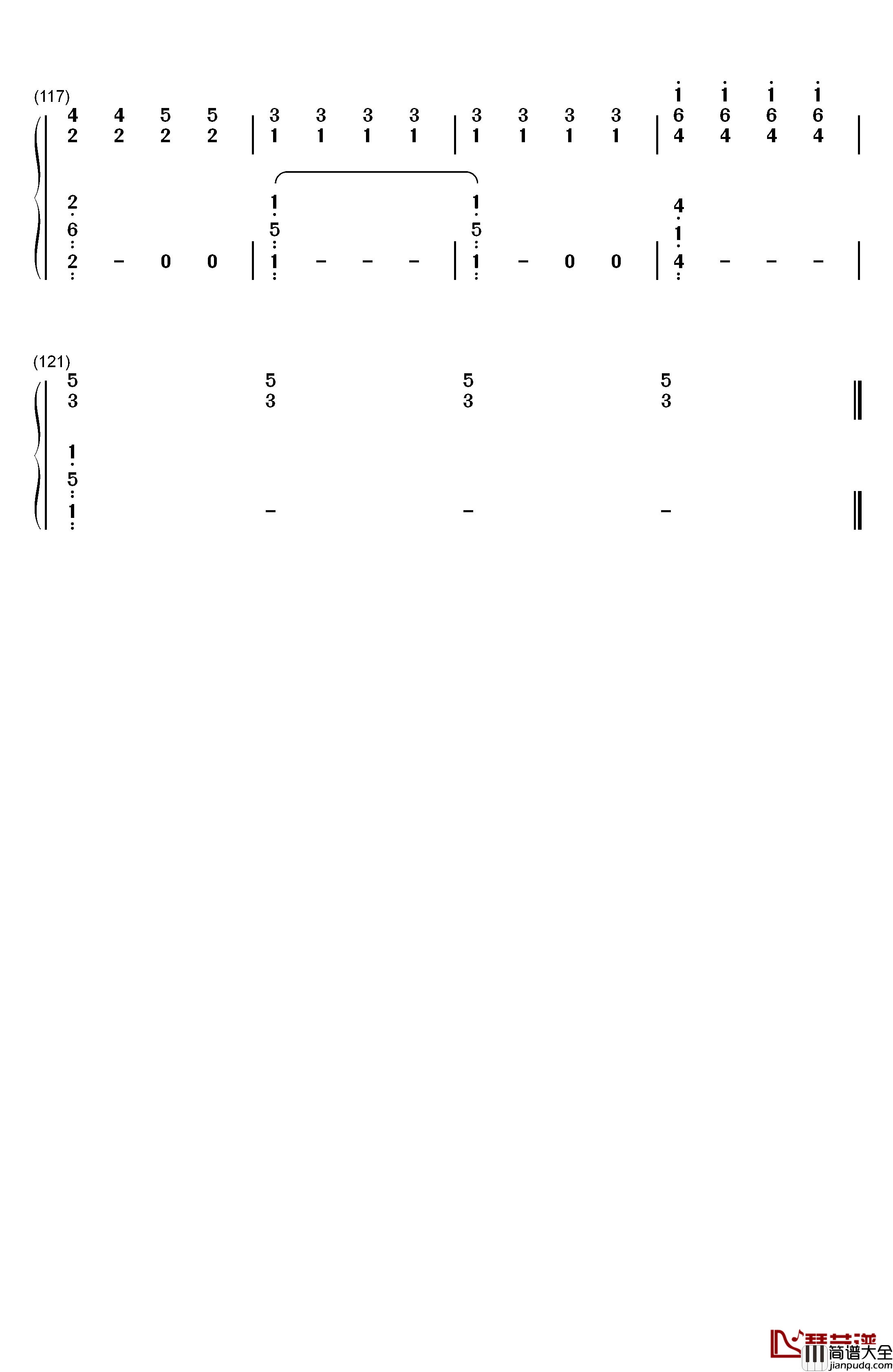 Sail钢琴简谱_数字双手_Awolnation