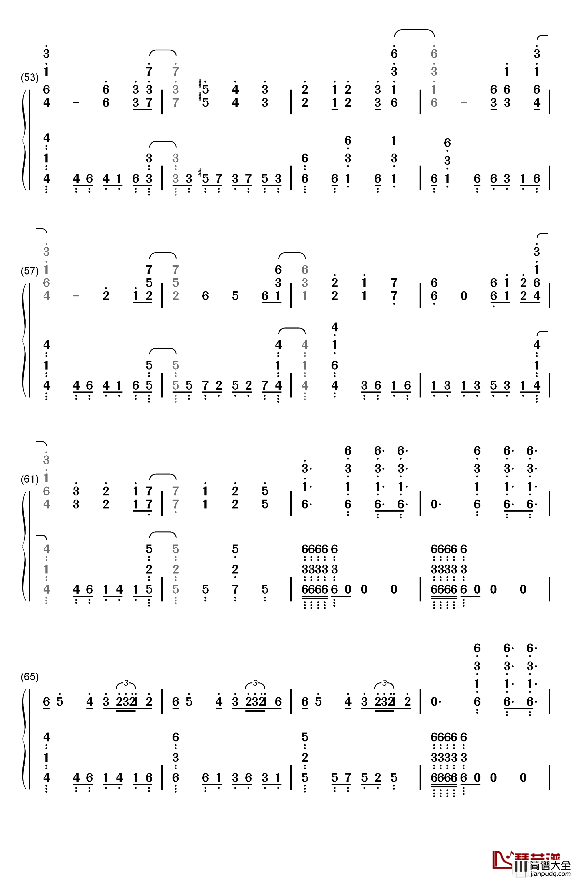 Liar_Mask钢琴简谱_数字双手_真山梨花__真山りか