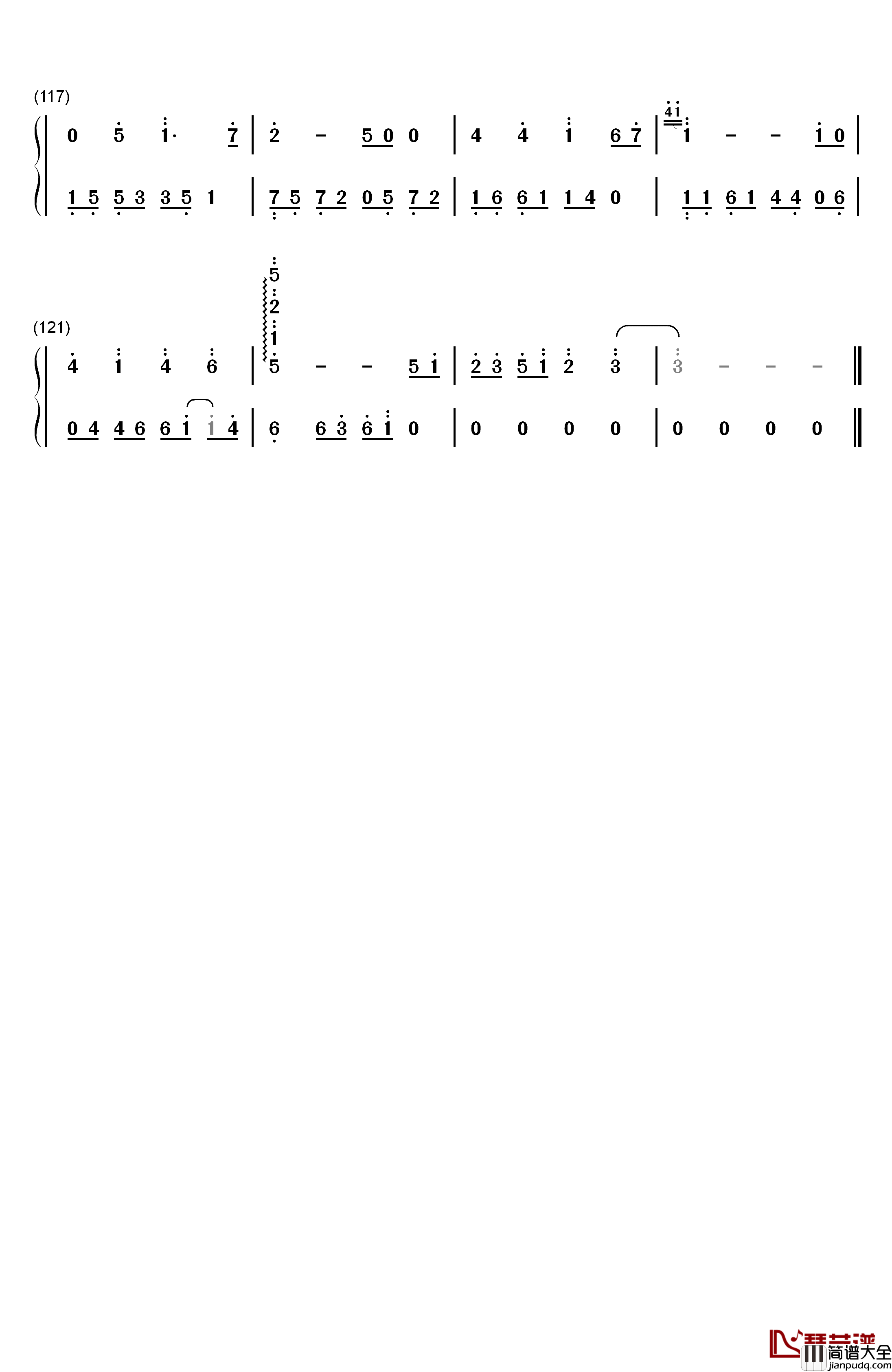 We_Had_Today钢琴简谱_数字双手_Rachel_Portman