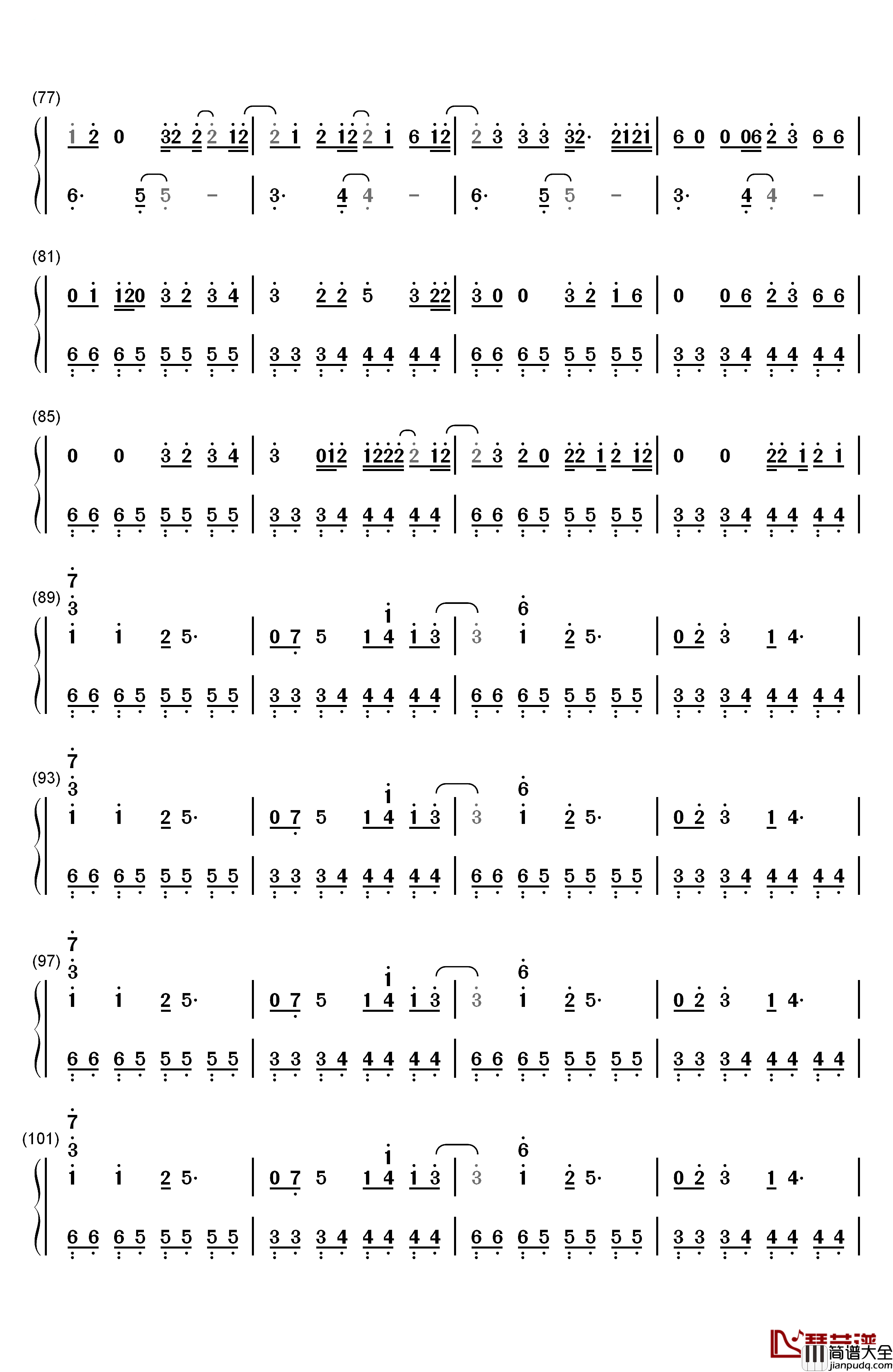 Waves钢琴简谱_数字双手_Mr_Probz