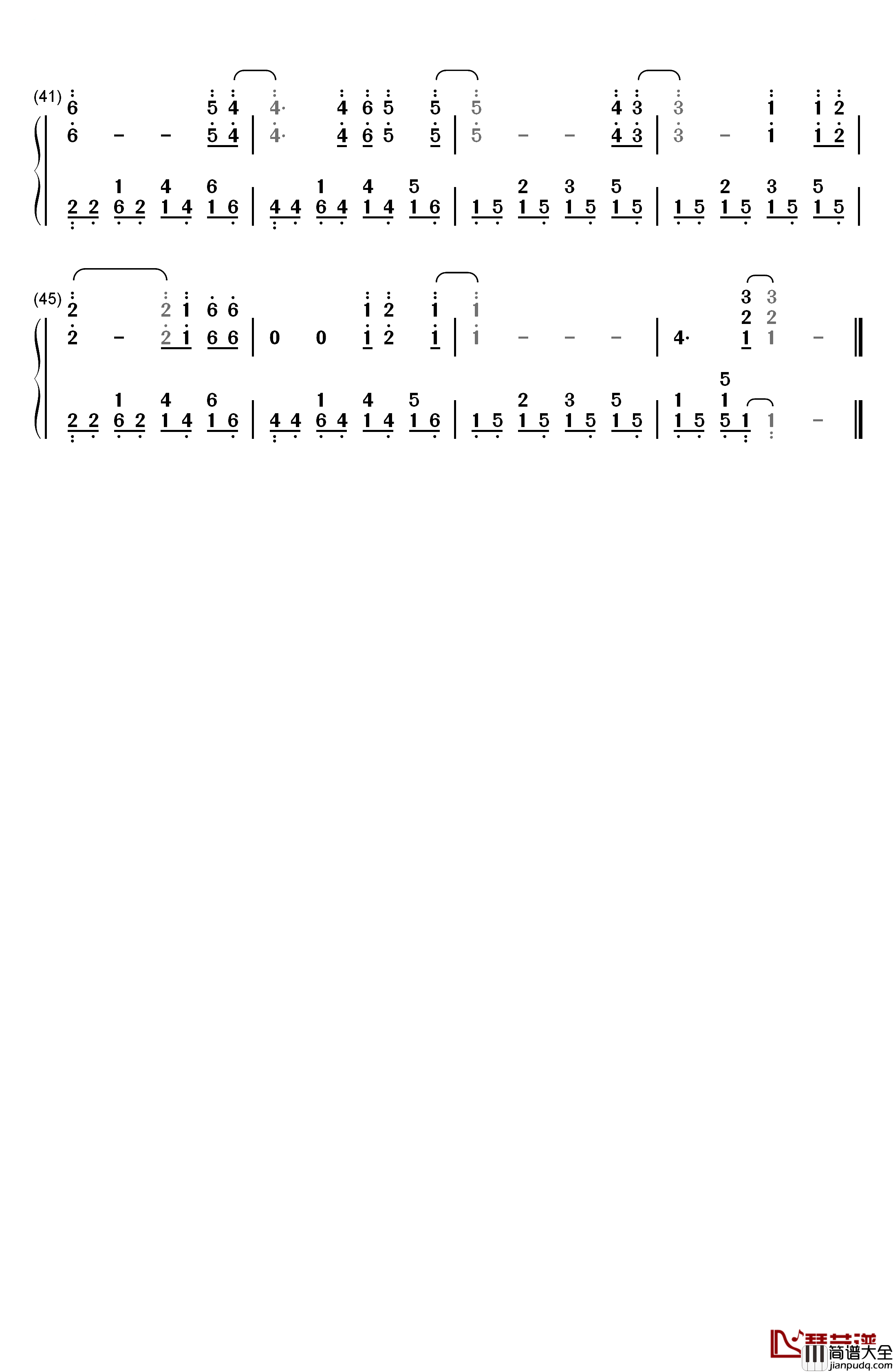 塑料袋钢琴简谱_数字双手_缝纫机乐队