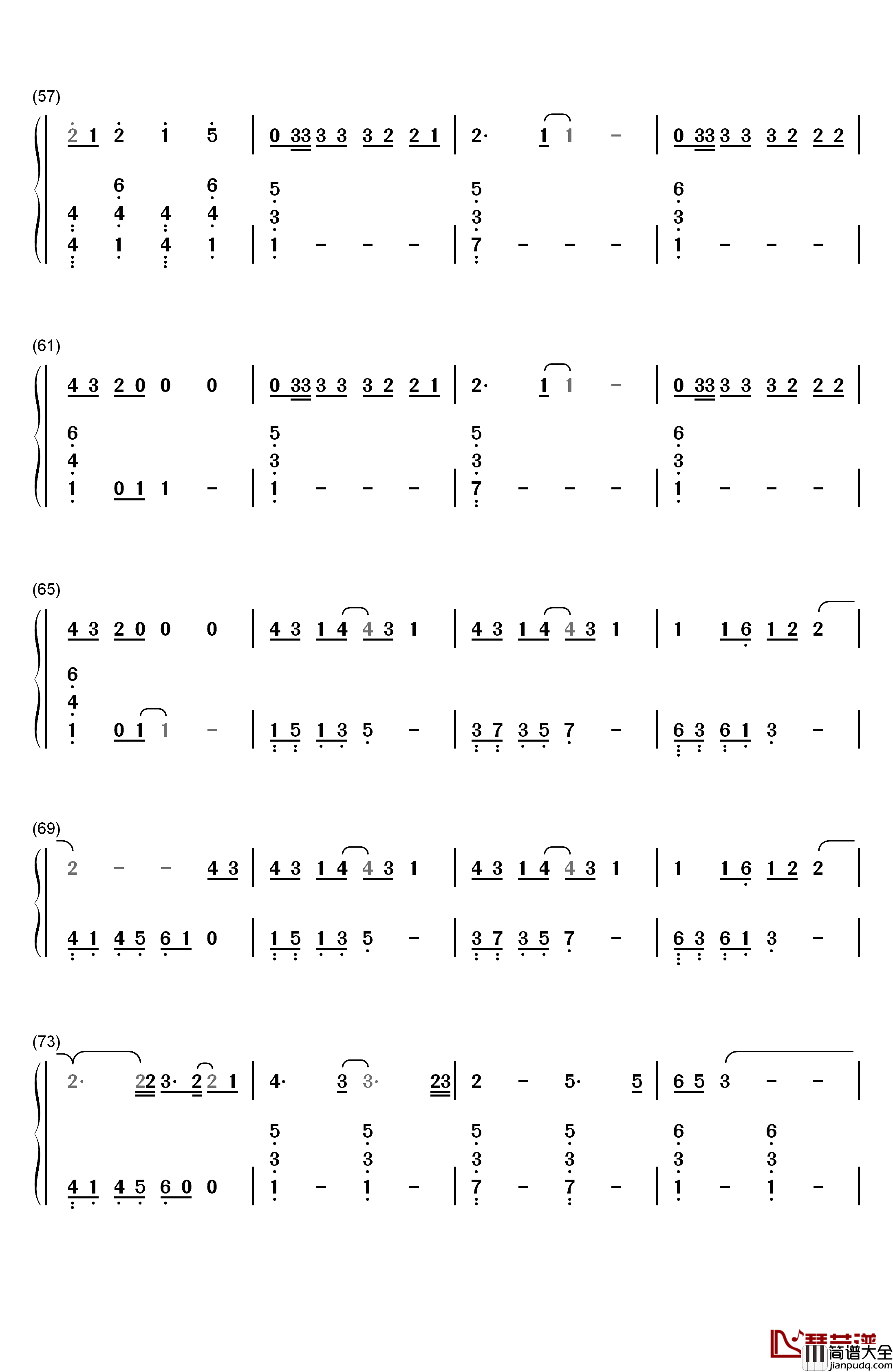 Heroes_(We_Could_Be)钢琴简谱_数字双手_Alesso_ft._Tove_Lo