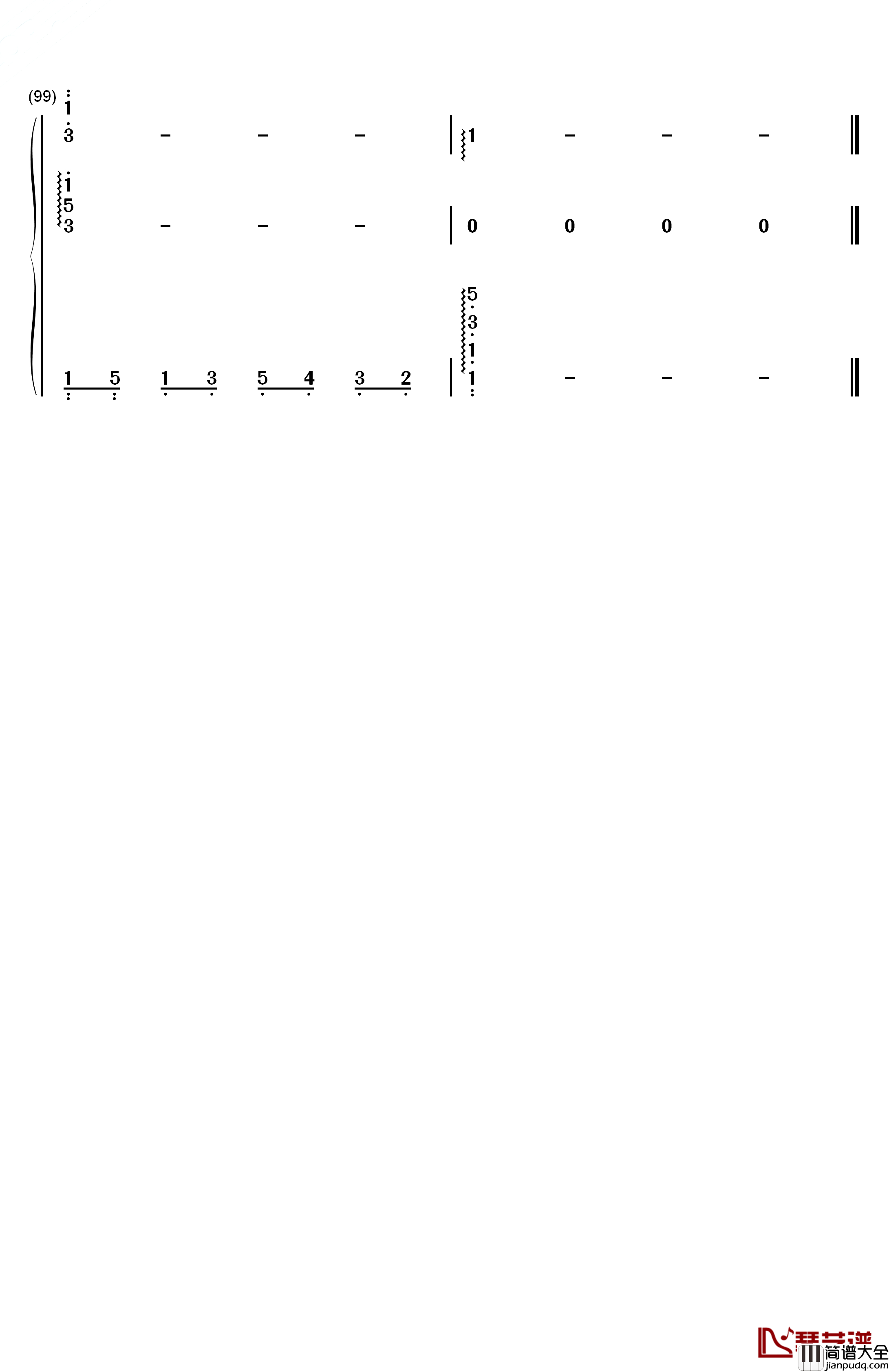 宫崎骏的天空与河流钢琴简谱_数字双手_未知