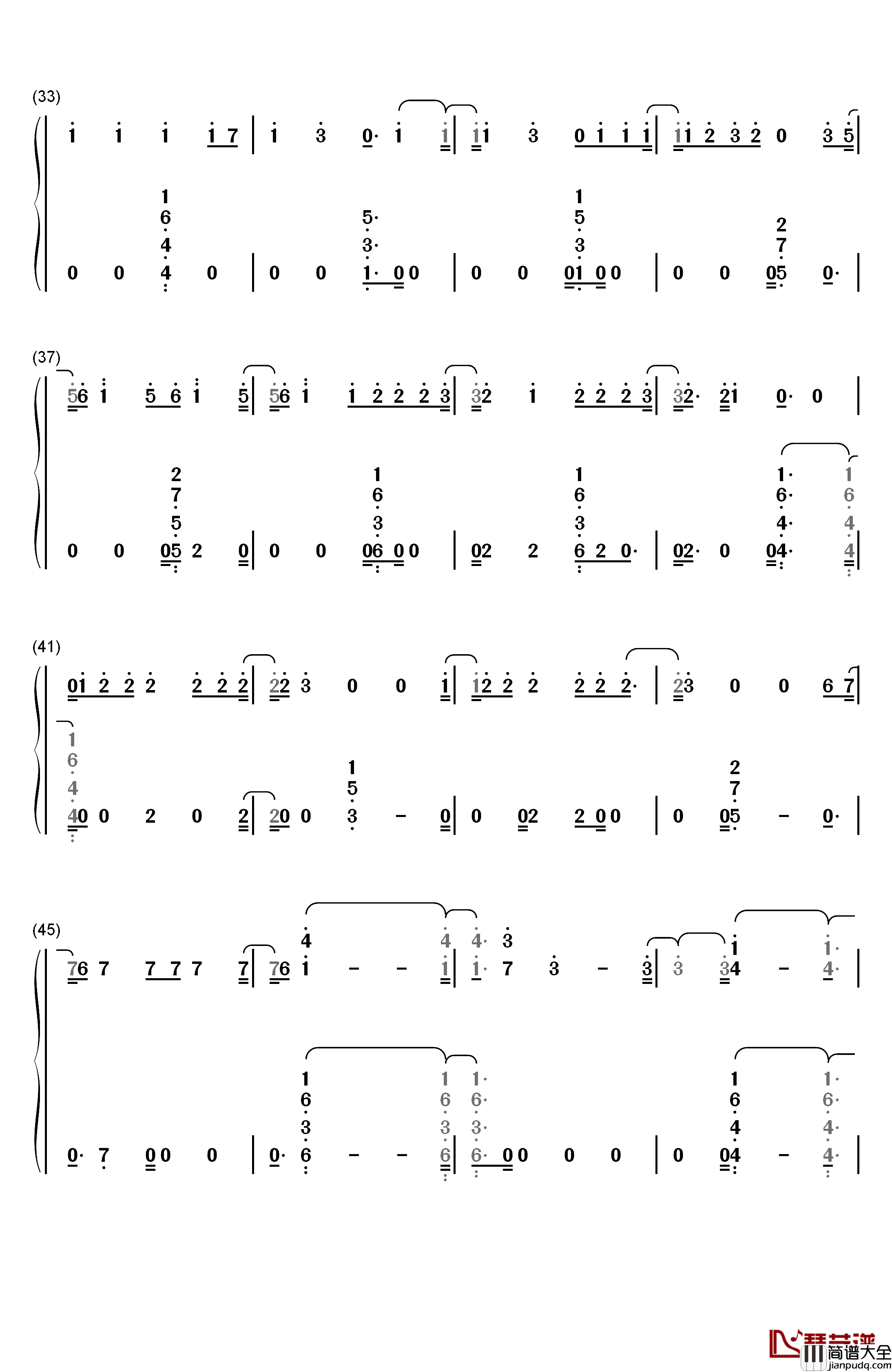 Call_It_What_You_Want钢琴简谱_数字双手_Taylor_Swift