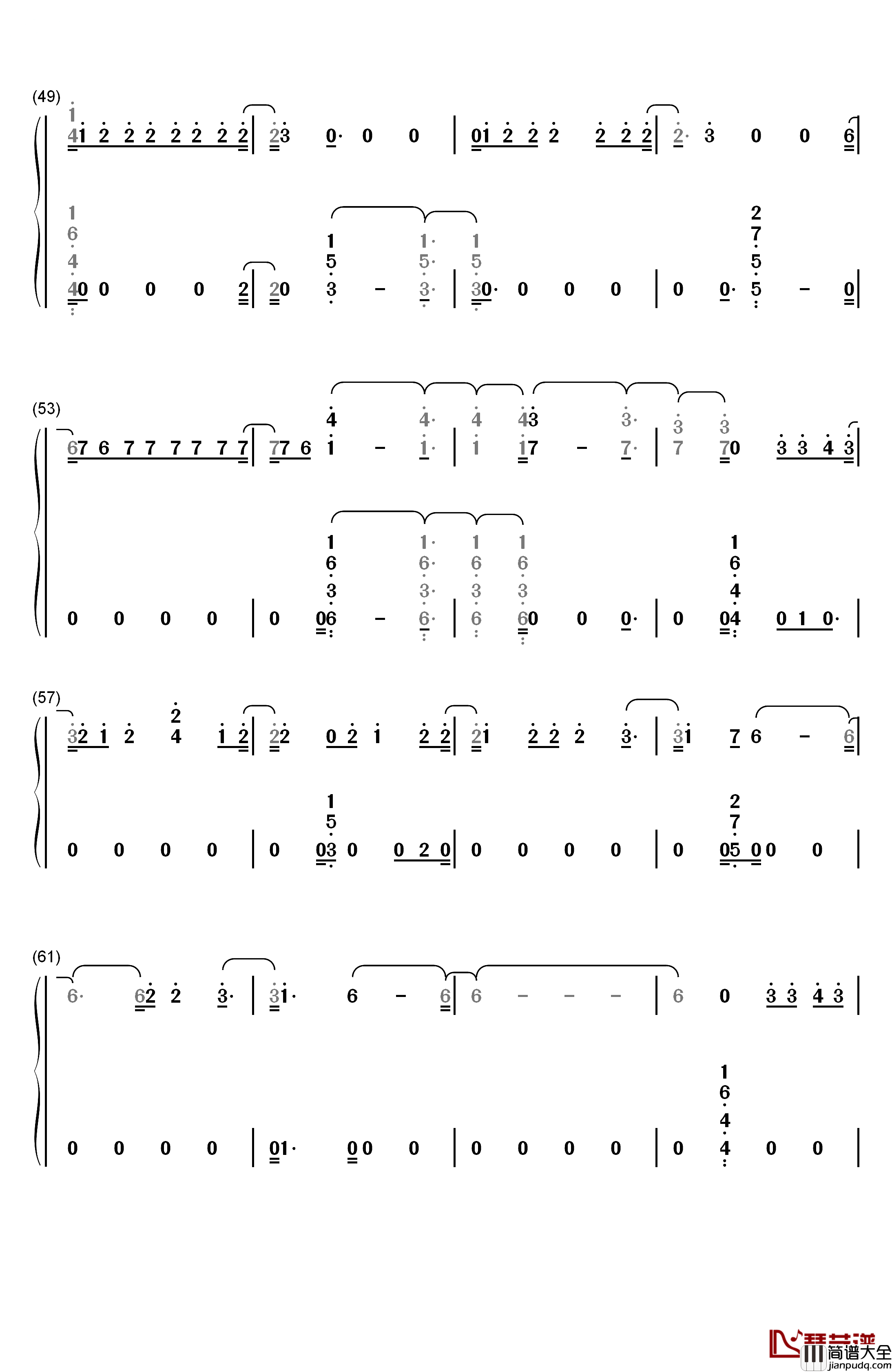 Call_It_What_You_Want钢琴简谱_数字双手_Taylor_Swift