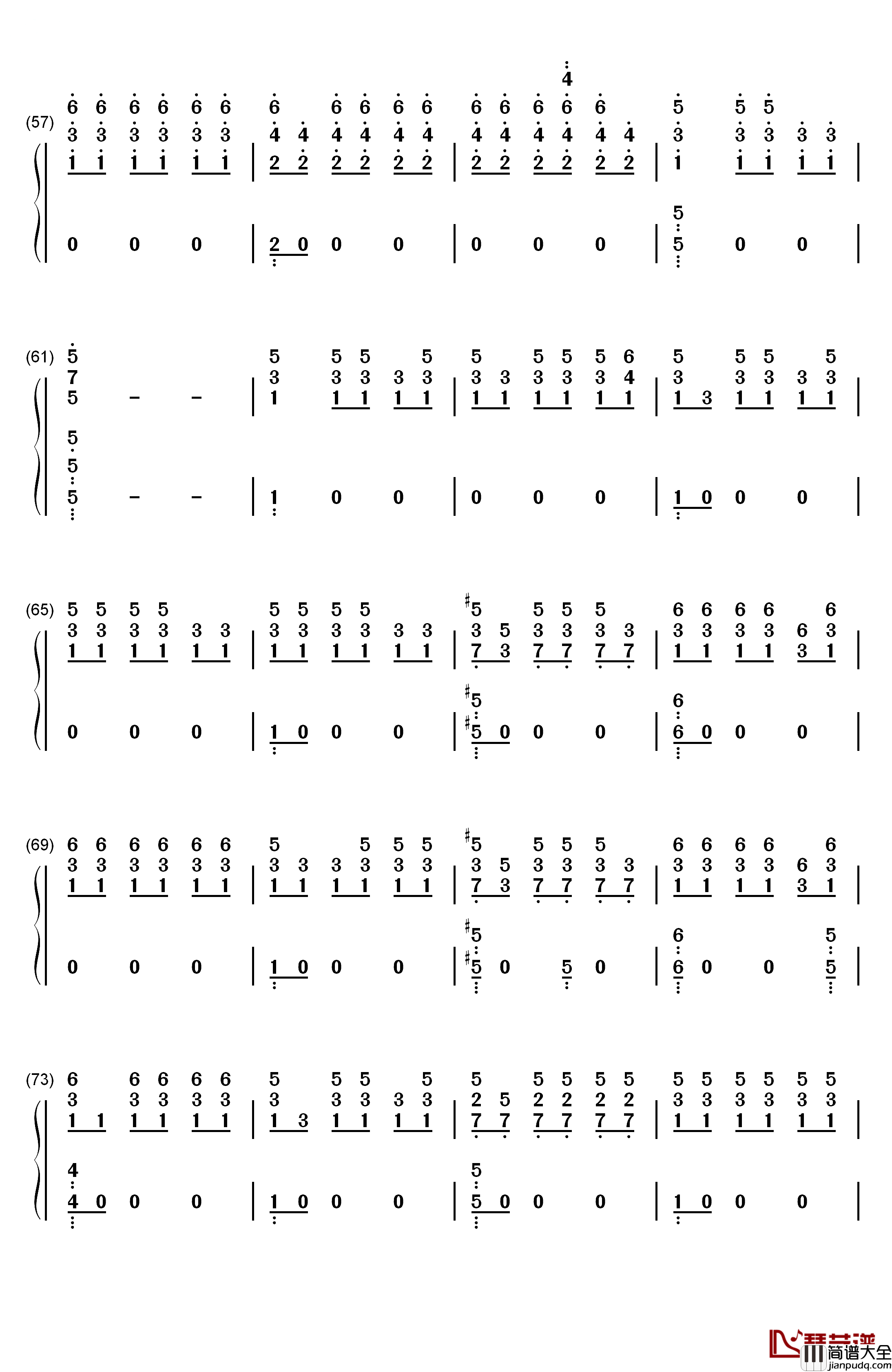 One_Last_Song钢琴简谱_数字双手_Sam_Smith