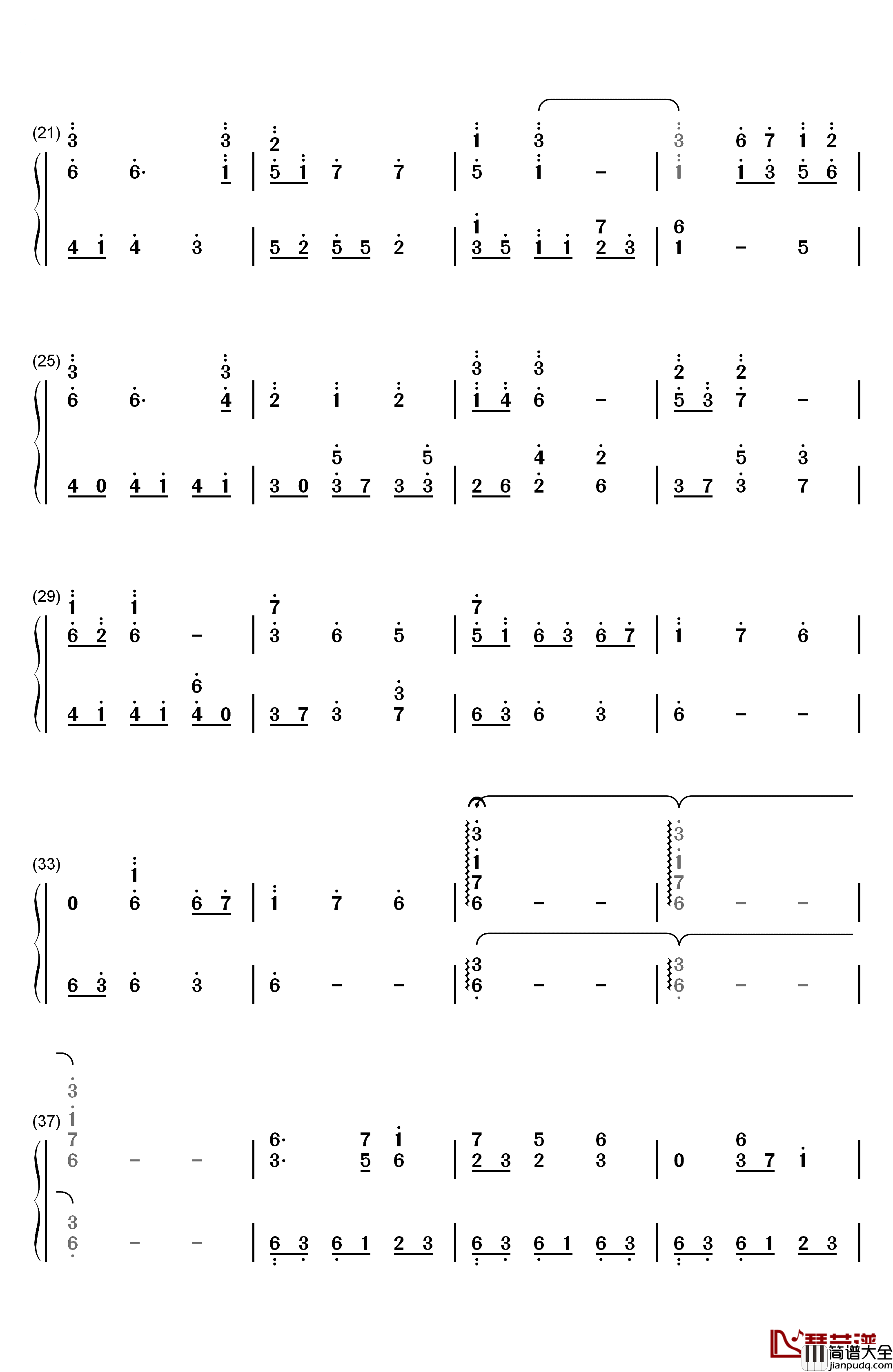 Sis_puella_magica好听版钢琴简谱_数字双手_梶浦由记