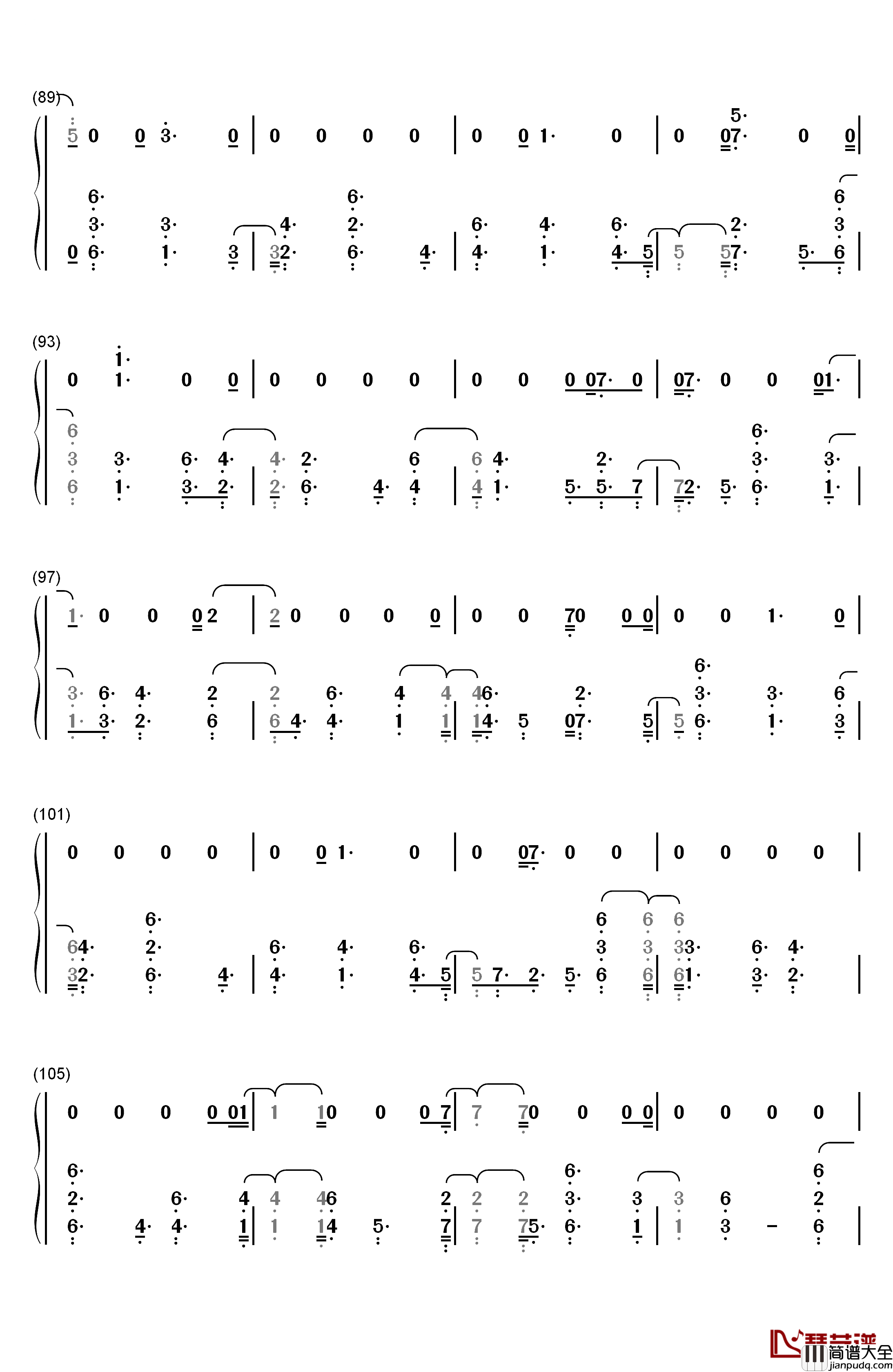 Is_Your_Love_Enough钢琴简谱_数字双手_Little_Mix